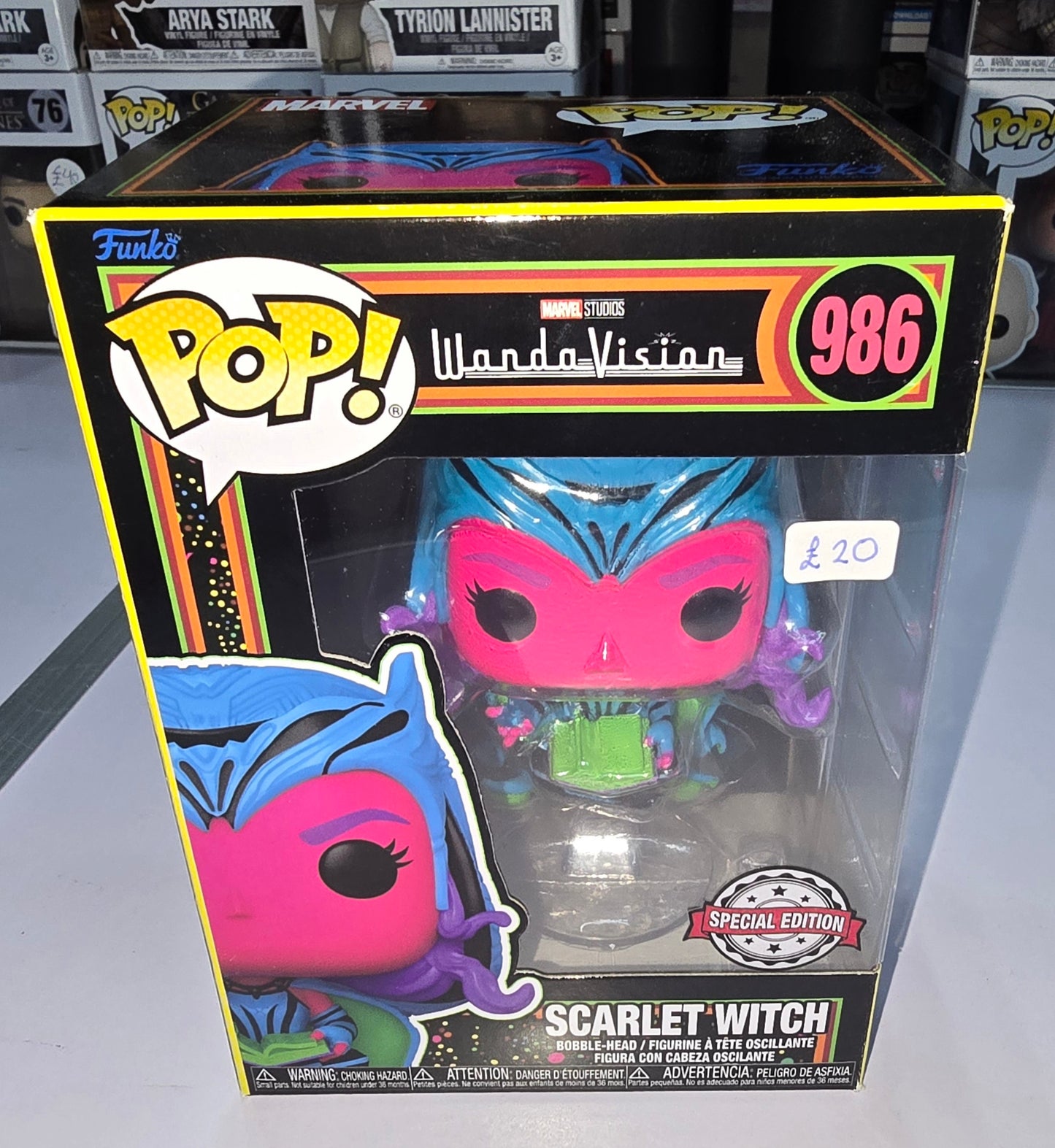 Marvel Wandavision - Scarlet Witch #986 Blacklight