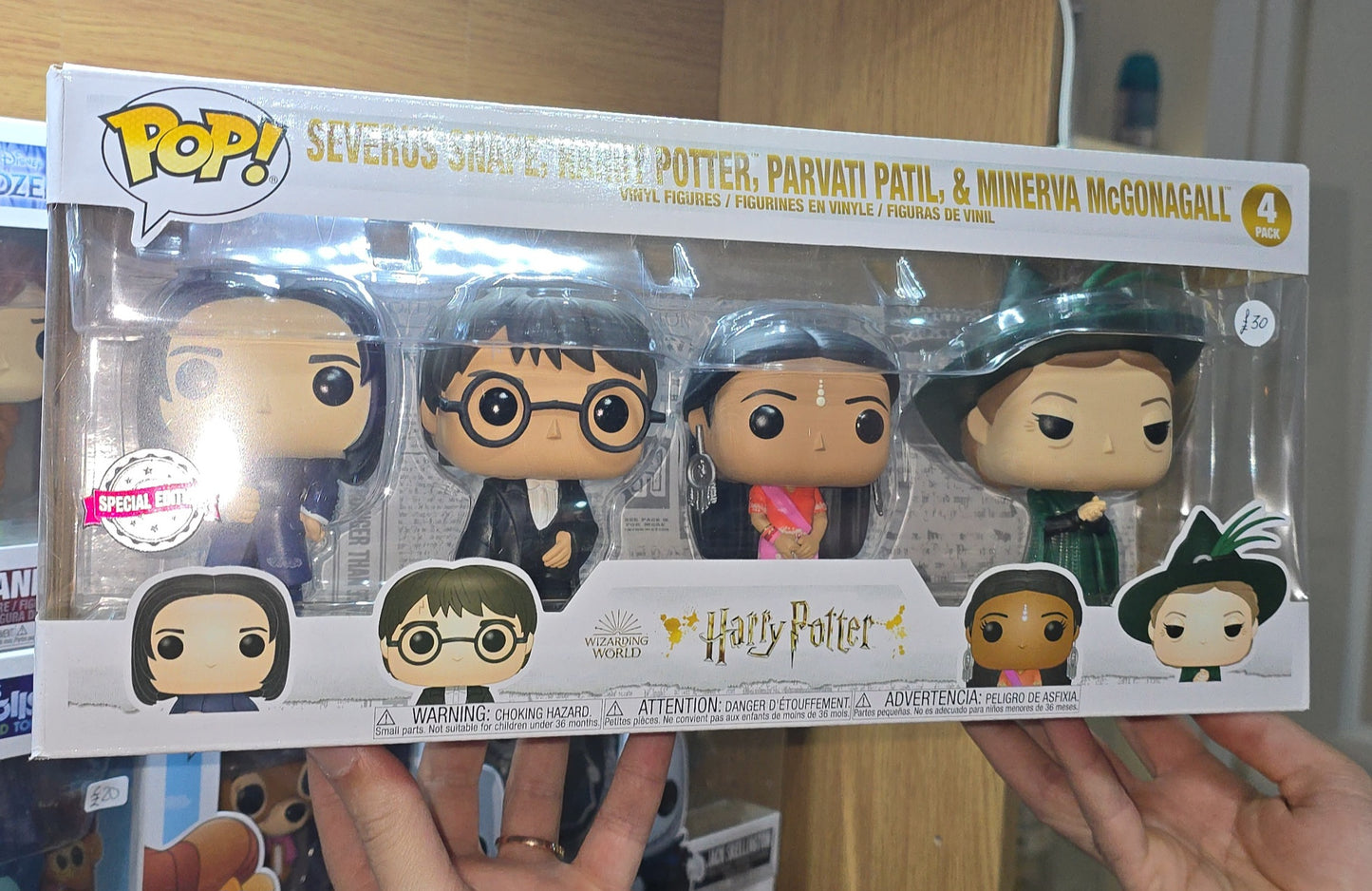 Harry Potter 4 Pack - Snape, Harry, Parvati and Minerva