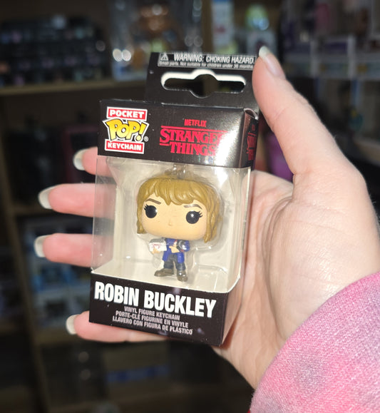 Stranger Things Funko Keychain - Robin Buckley