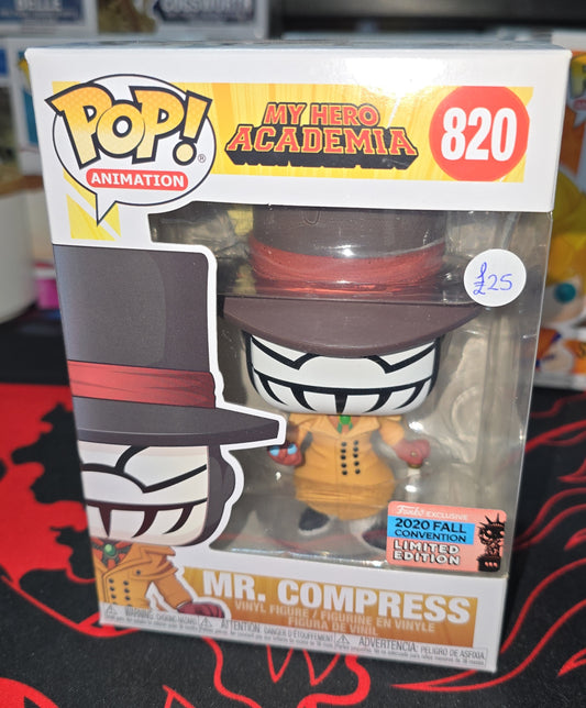 My Hero Academia - Mr. Compress #820 2020 Limited Edition (Sticker is Faded)