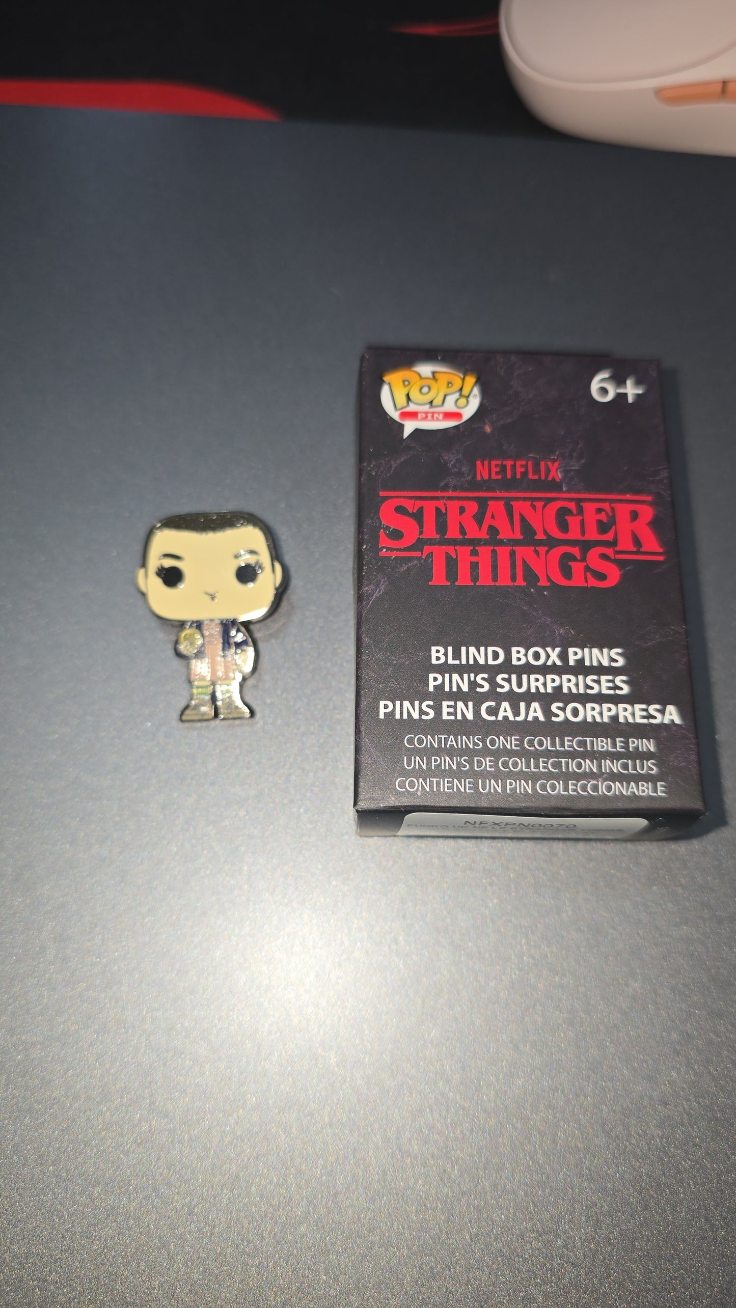 Stranger Things Loungefly Blind Box Pin - Eleven OPENED