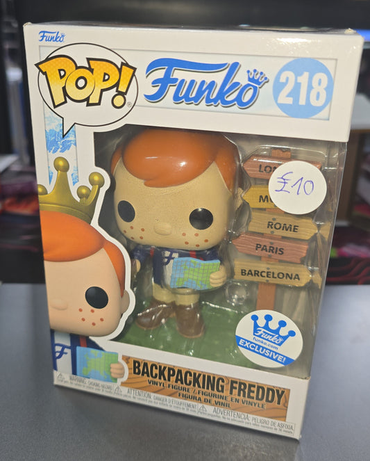Funko - Backpacking Freddy #218 Exclusive (Some Damage)