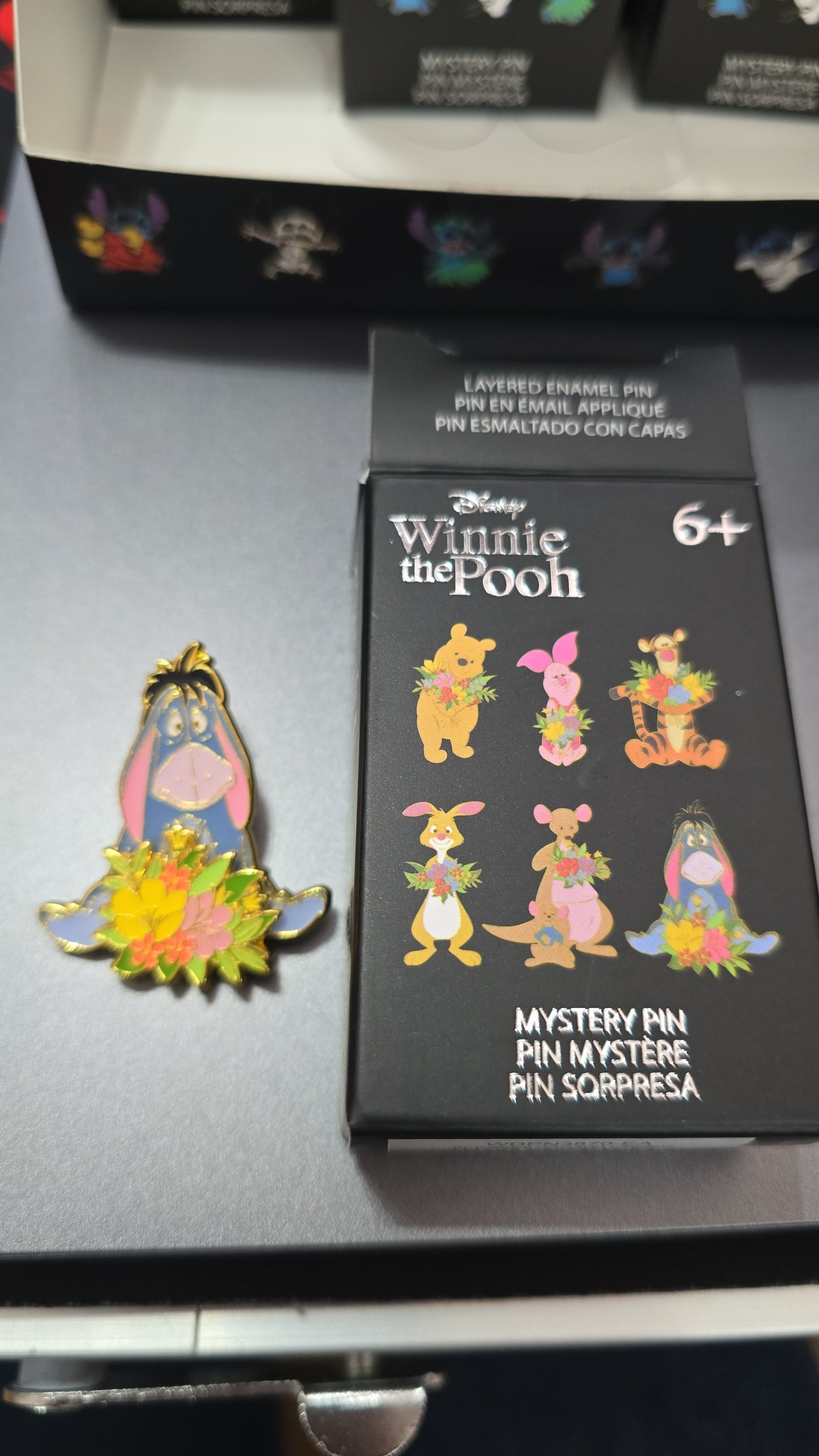 Loungefly Blind Box Pins - Winnie The Pooh (Eeyore, OPENED)