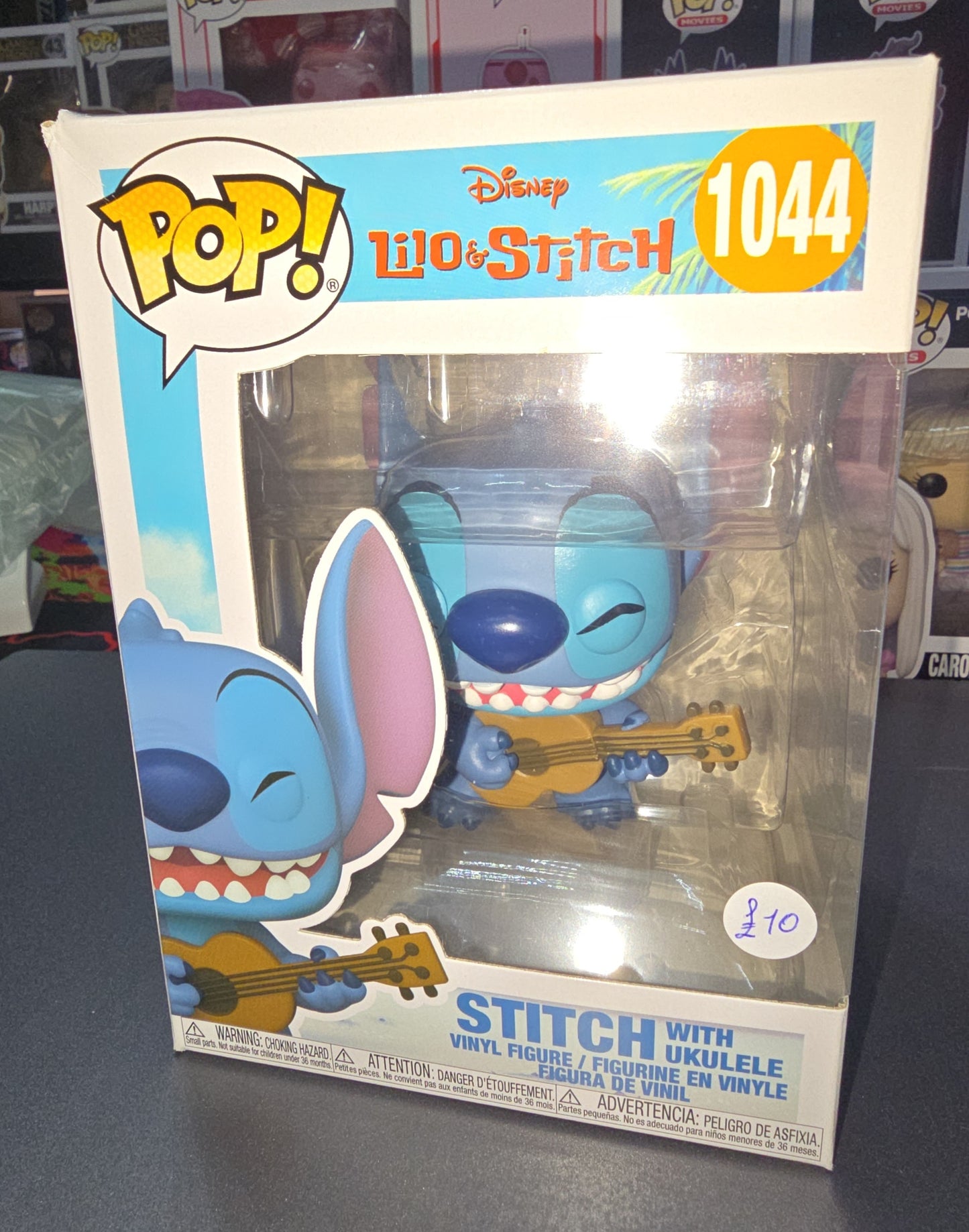Lilo and Stitch - Stitch With Ukulele #1044 (Has a Crease on Top Corner)