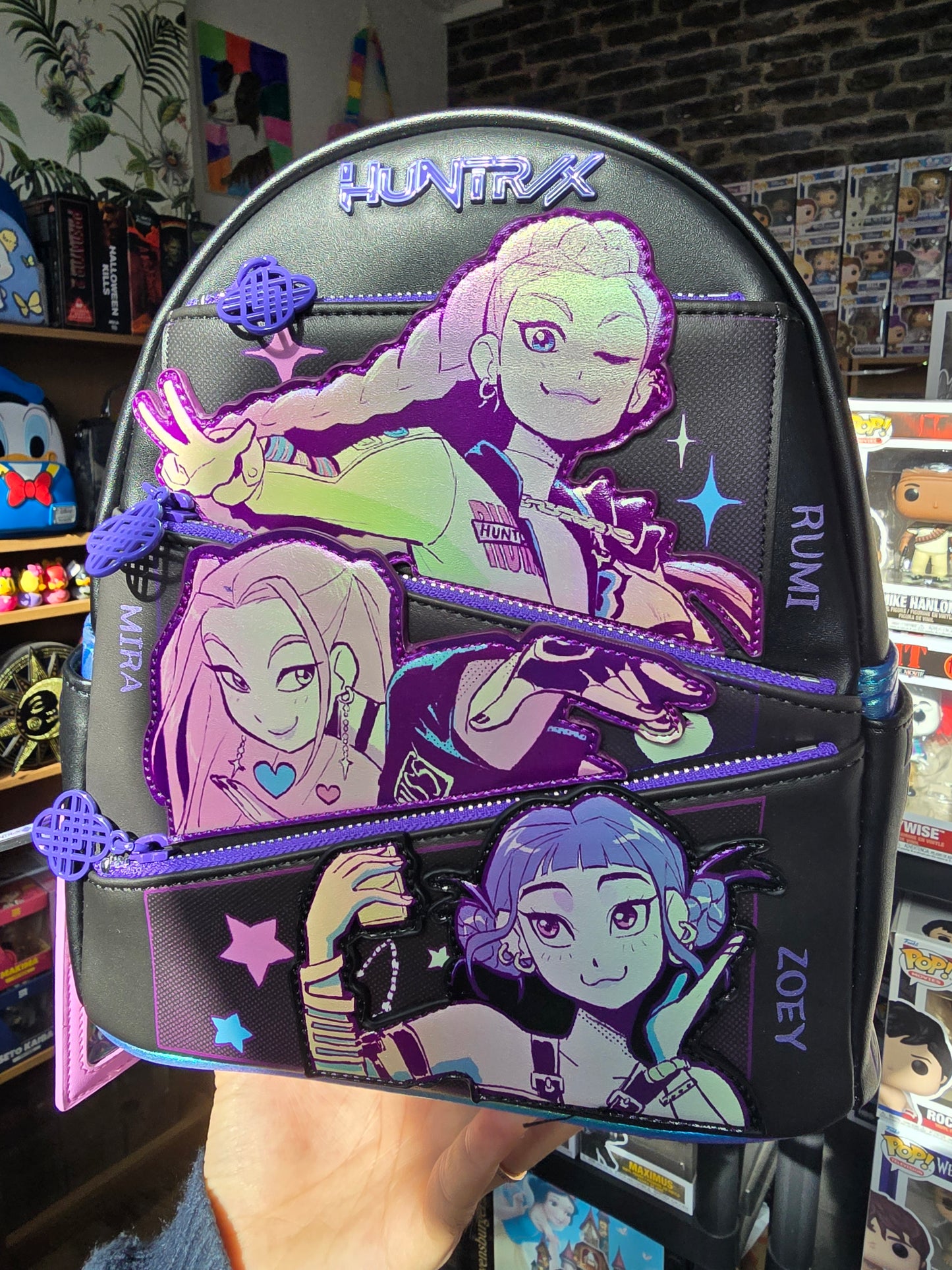 Loungefly - K-Pop Demon Hunters Huntrix Mini Backpack