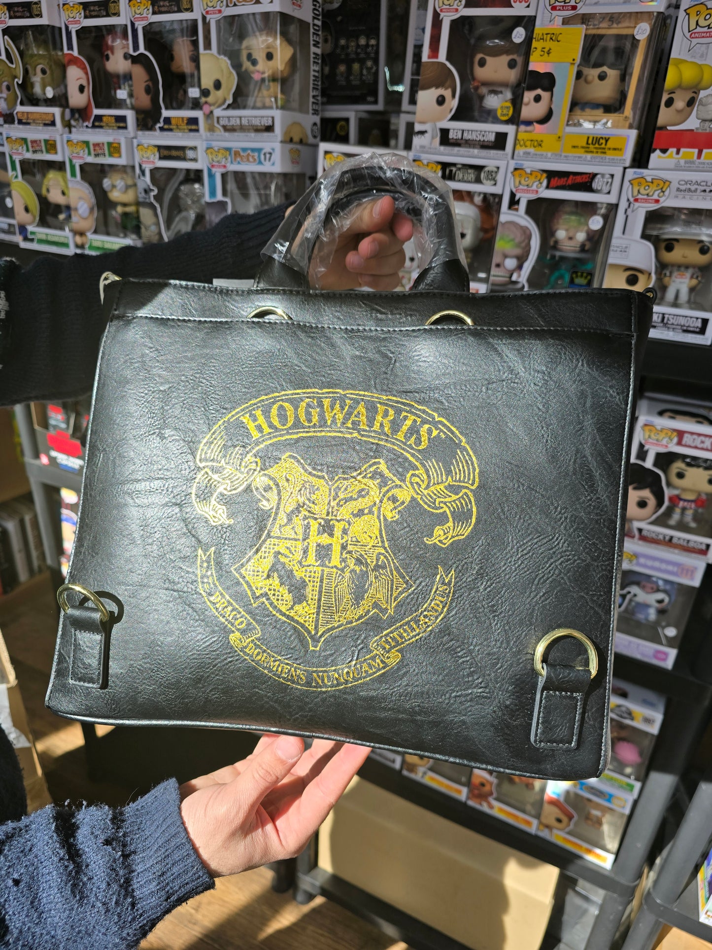 Loungefly - Harry Potter Hogwarts Letter Convertible Backpack & Tote Crossbody Bag