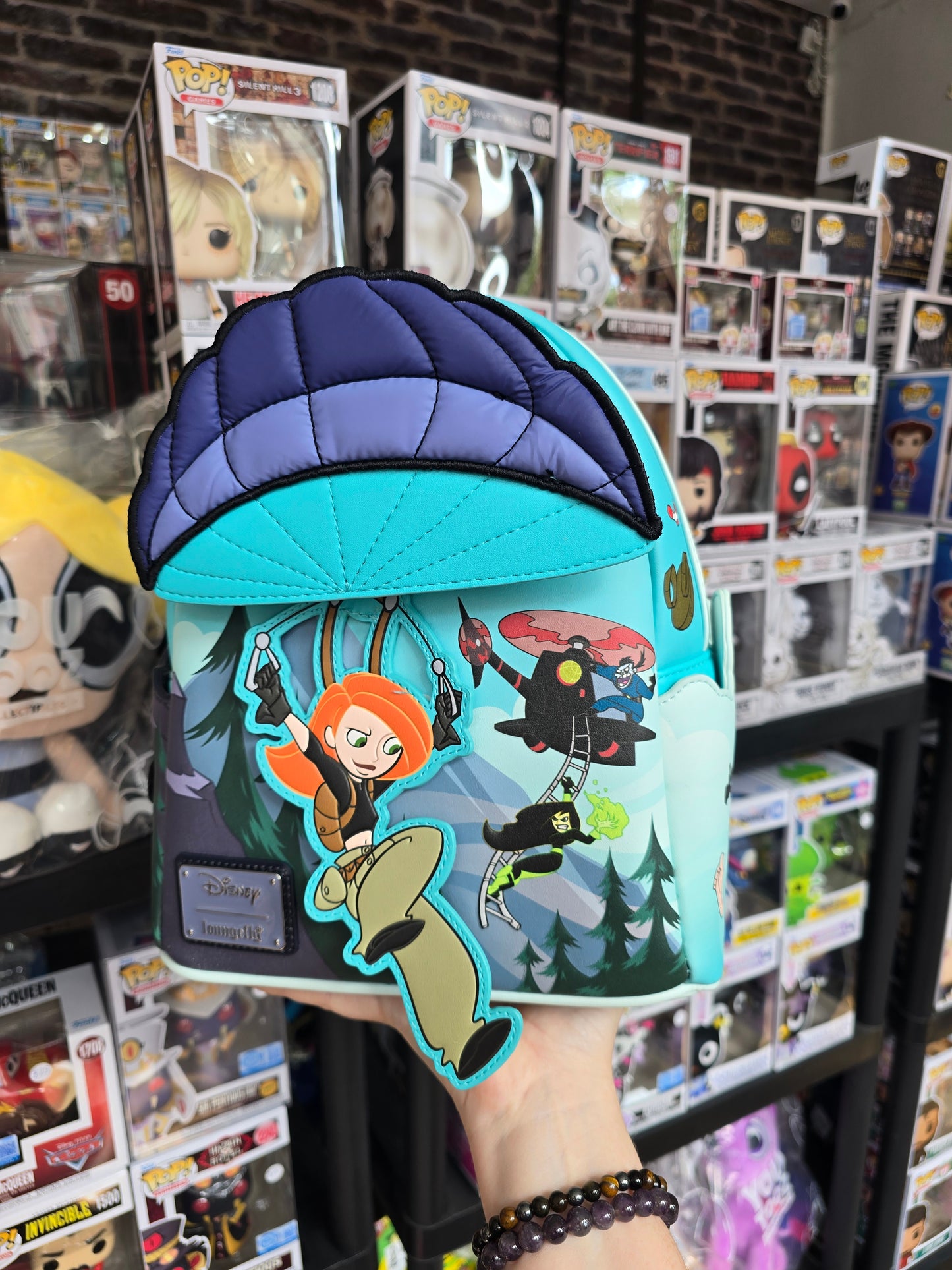Loungefly - Kim Possible Paragliding Mini Backpack