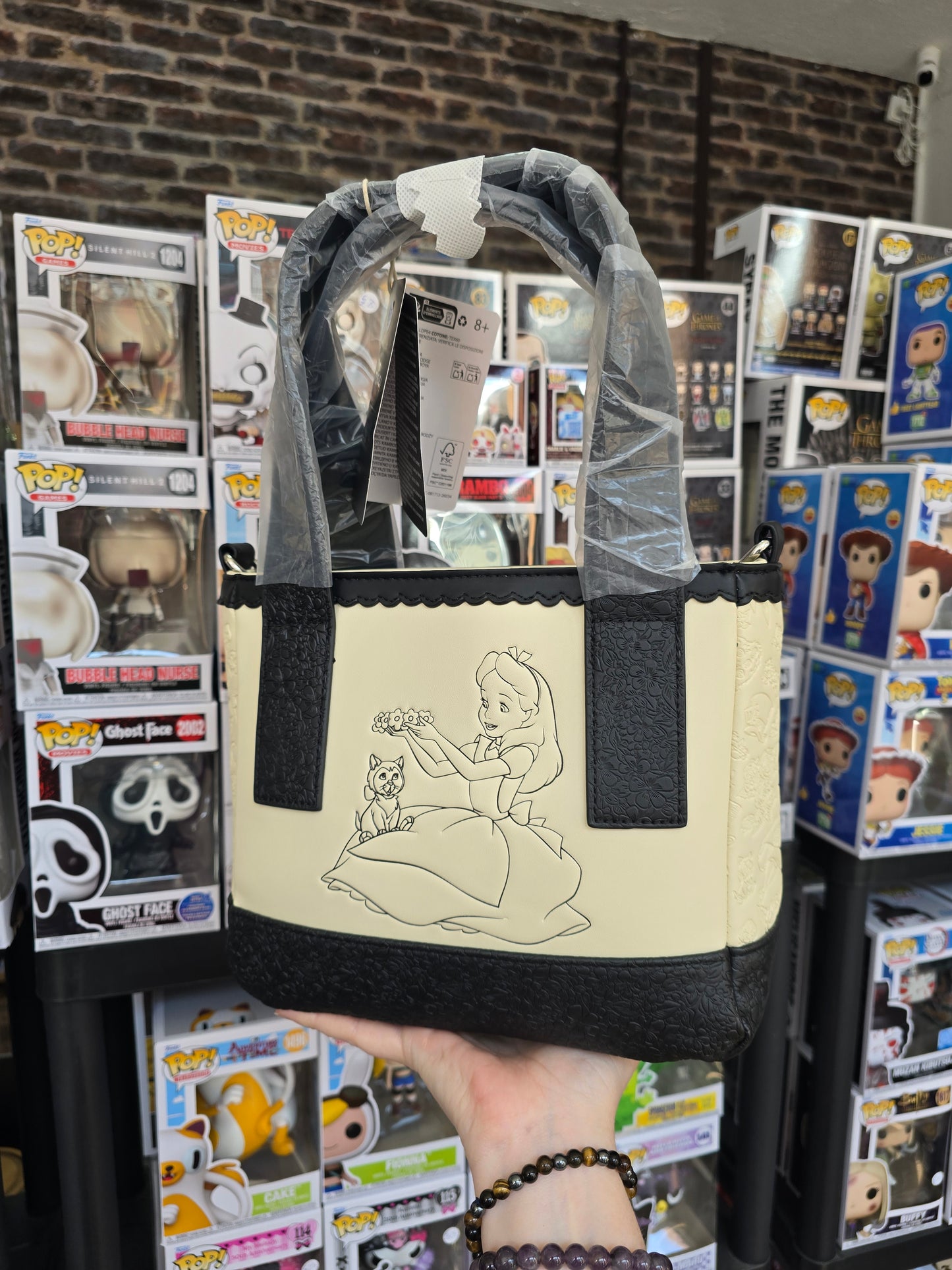 Loungefly - Alice in Wonderland Mini Tote Crossbody Bag