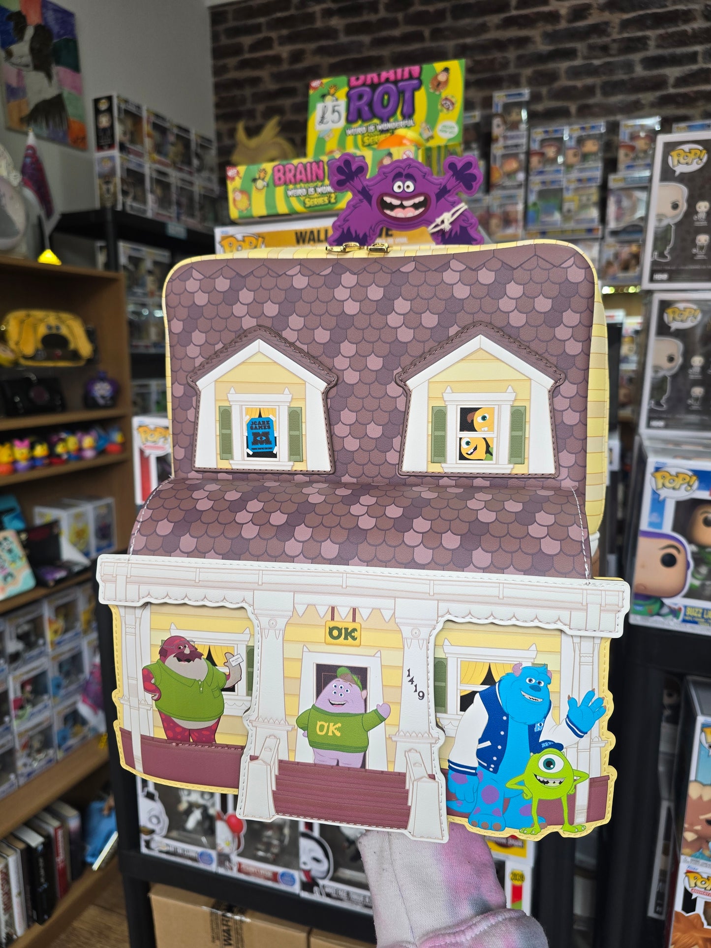 Loungefly - Monsters University Oozma Kappa House Figural Mini Backpack