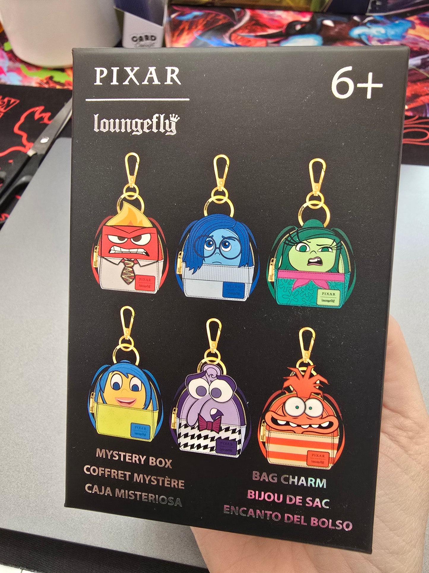Loungefly Inside Out Mystery Bag Charm - Sadness OPENED