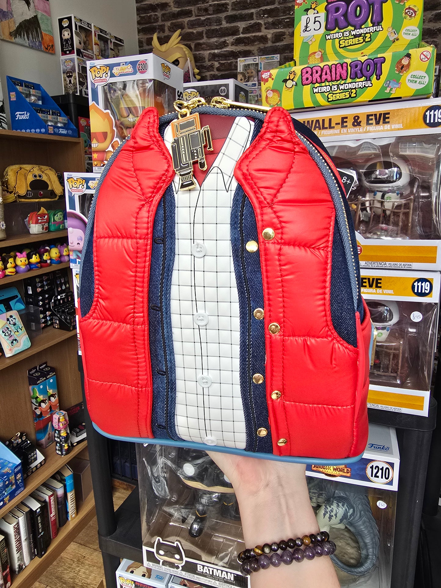 Loungefly - Back to the Future Marty McFly Cosplay Mini Backpack