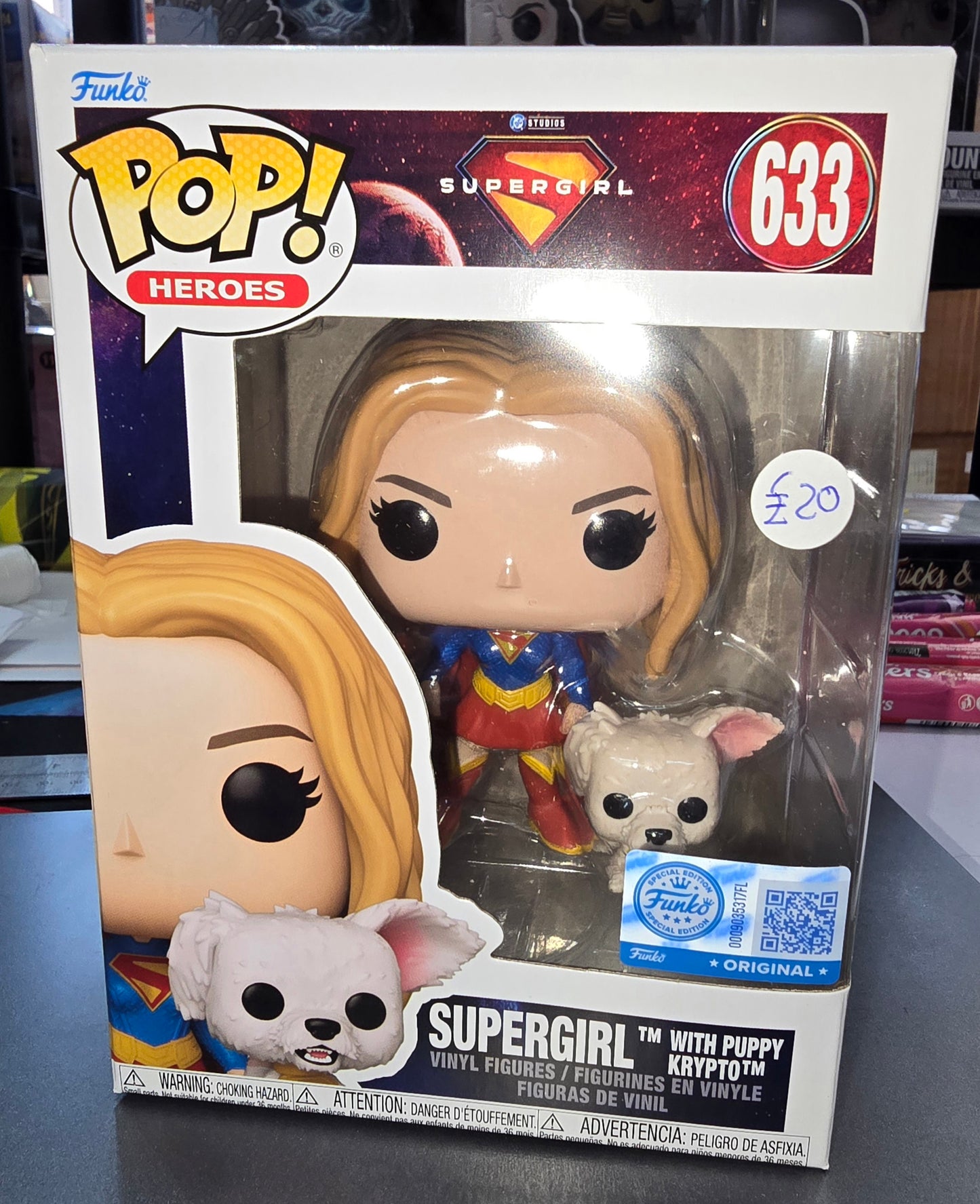Supergirl - Supergirl With Puppy Krypto #633 Special Edition