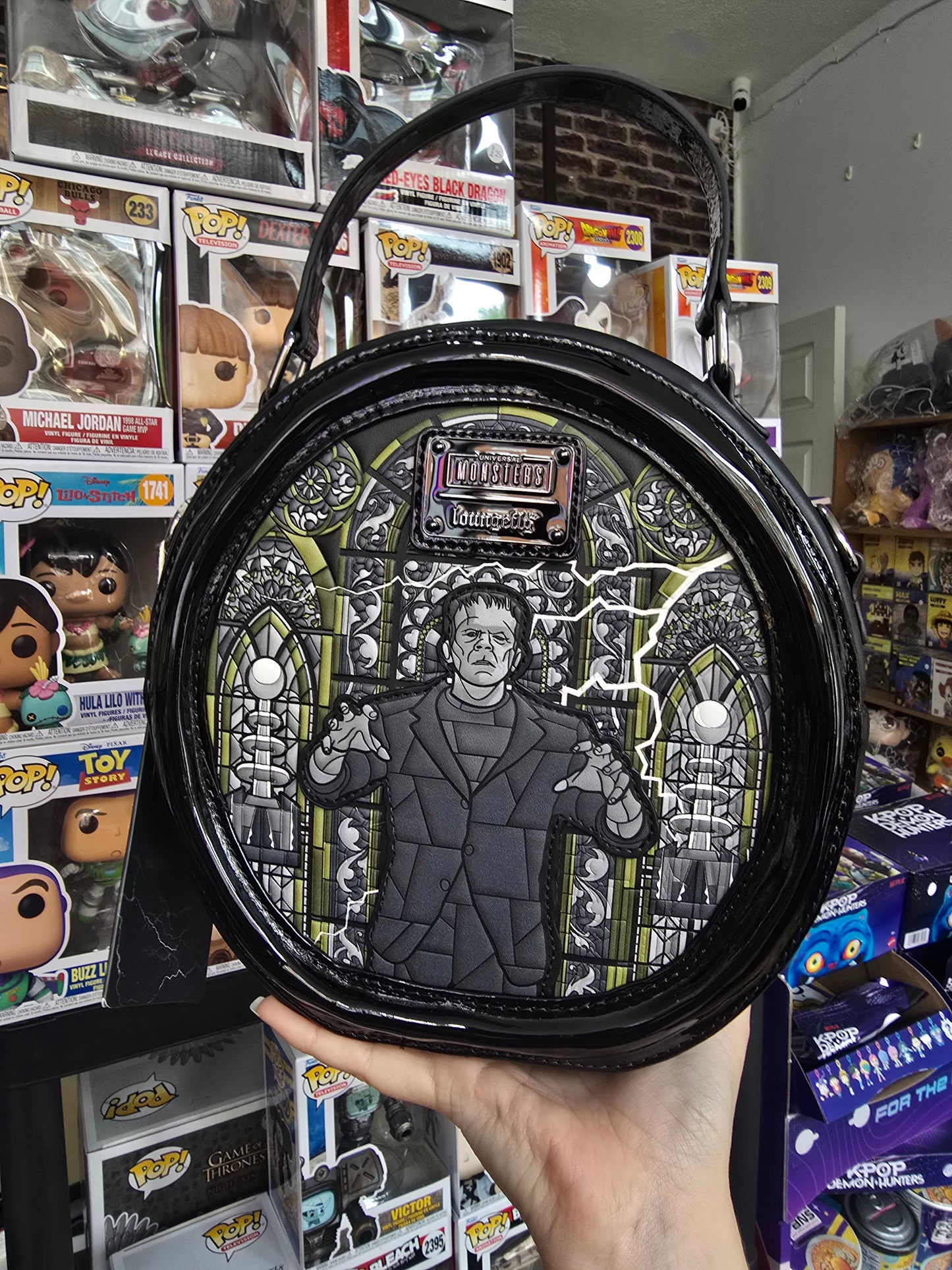 Loungefly - Universal Monsters Dracula & Frankenstein Crossbody Bag