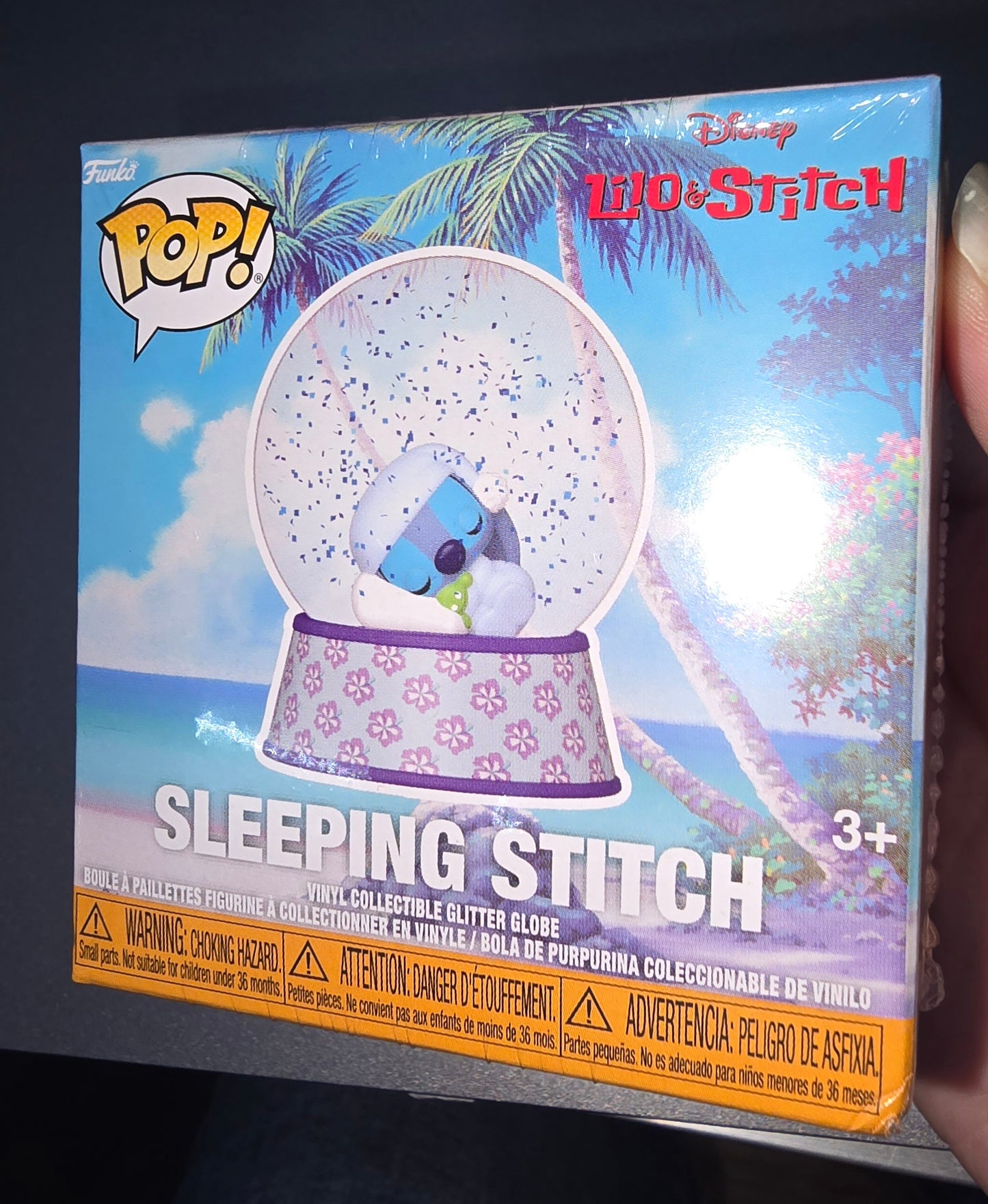 Funko Lilo and Stitch Snow Globe - Sleeping Stitch