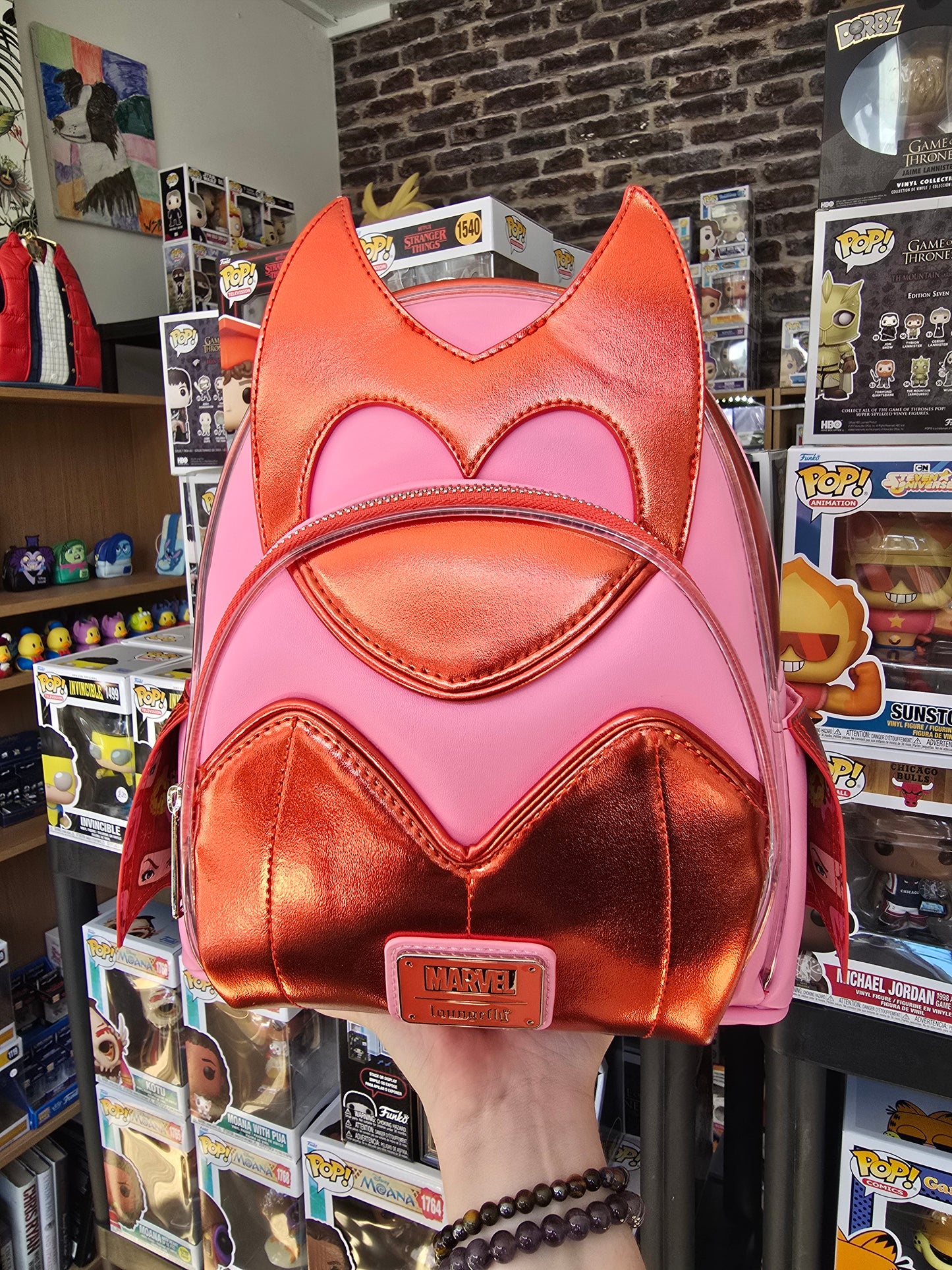 Loungefly - Scarlet Witch Wanda Cosplay Mini Backpack
