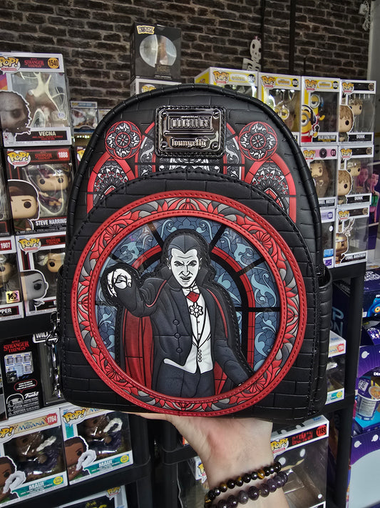 Loungefly - Universal Monsters Dracula Stained Glass Mini Backpack