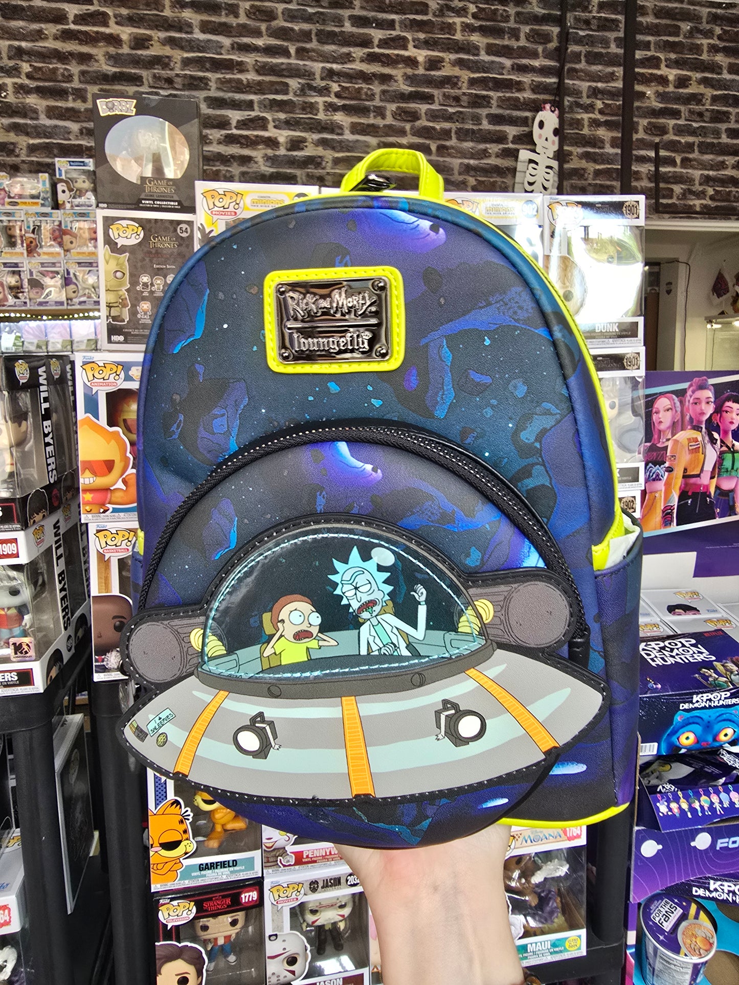 Loungefly - Rick and Morty Glow Mini Backpack