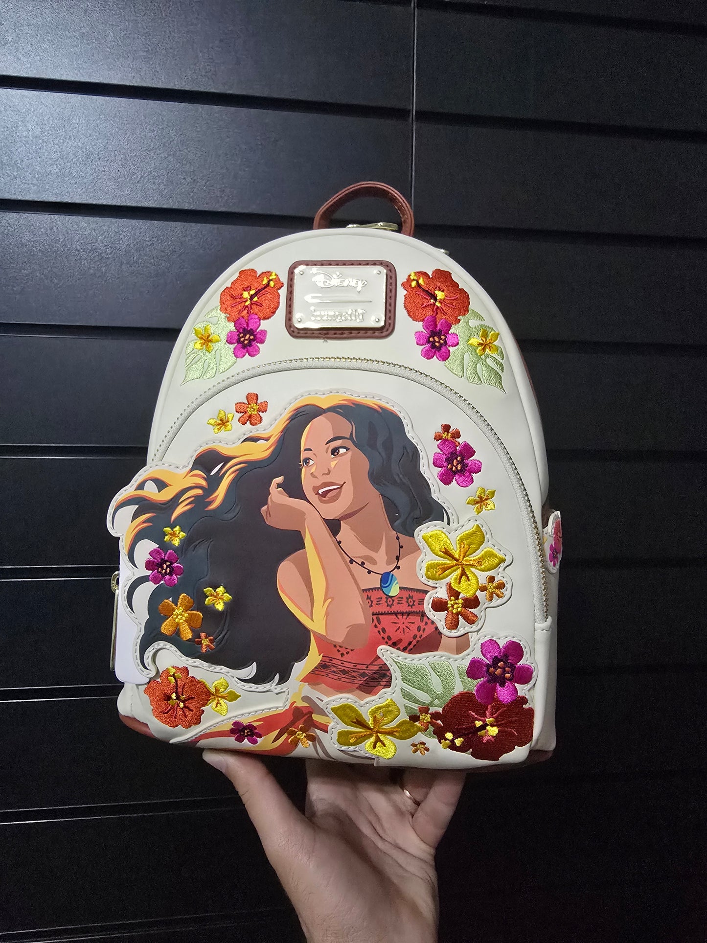 Loungefly - Moana Live Action Floral Mini Backpack