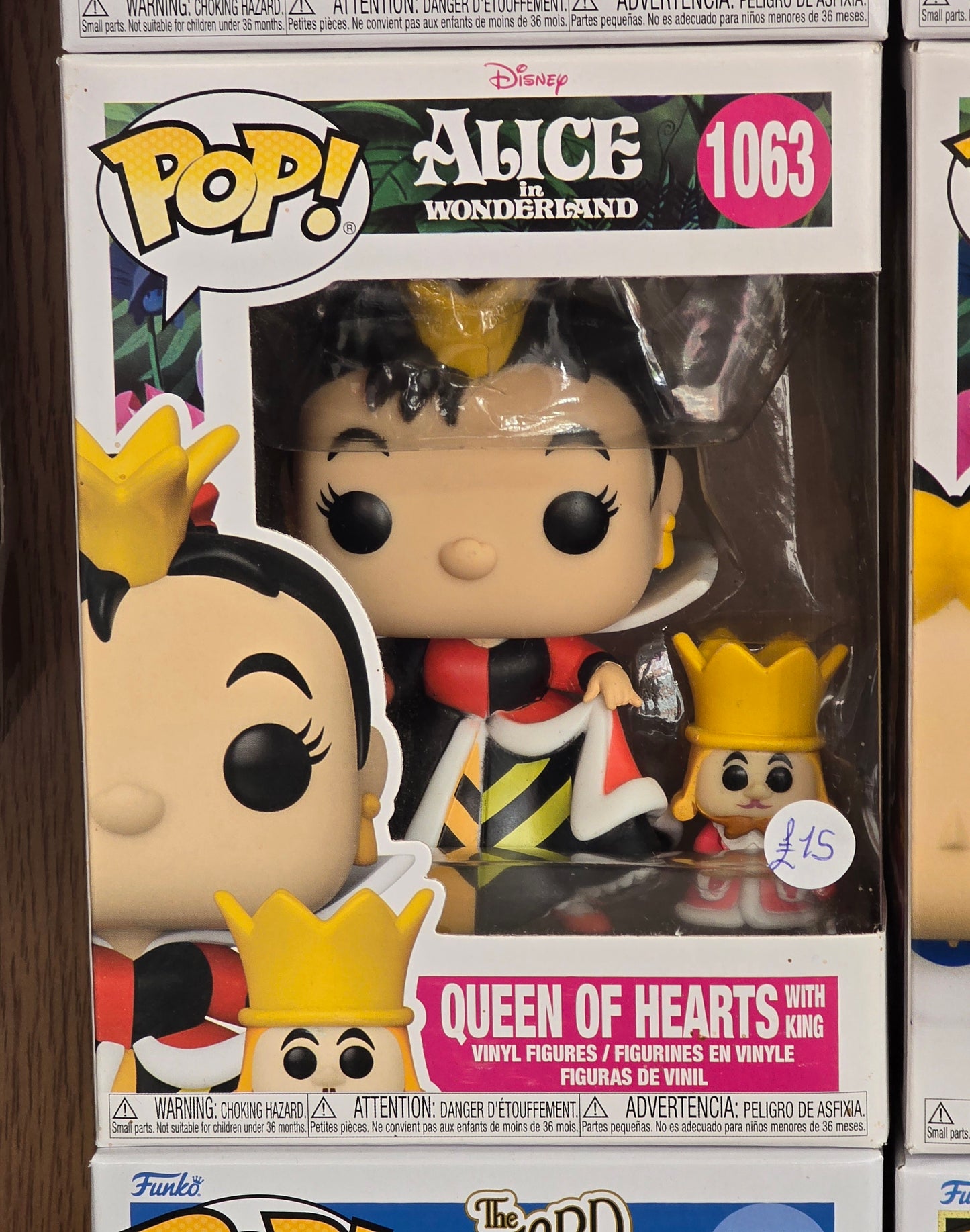 Alice in Wonderland - Queen of Hearts with King #1063