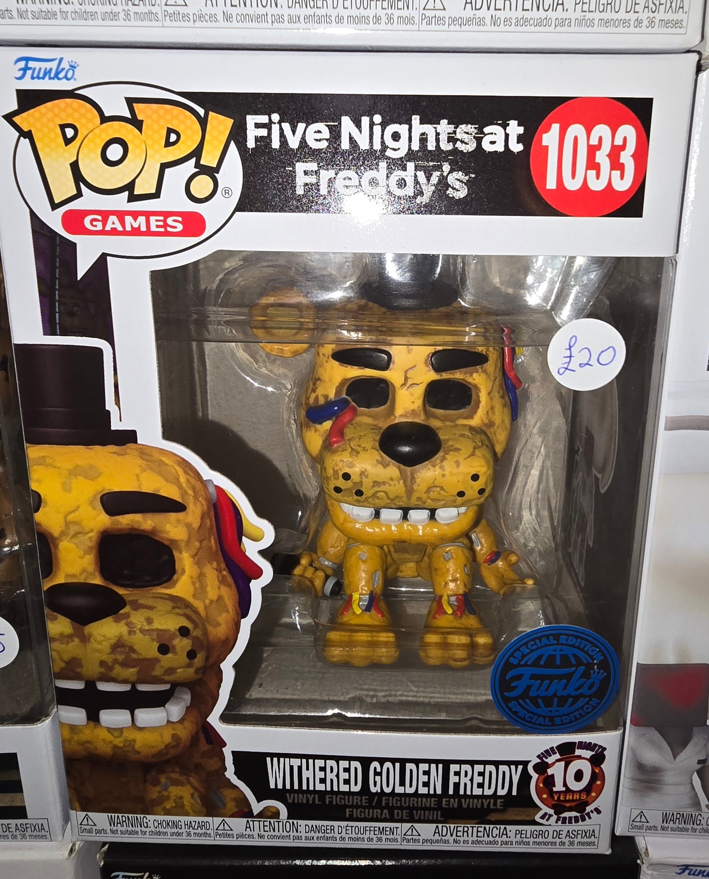 Five Nights at Freddy's - Withered Golden Freddy #1033 Special Edition