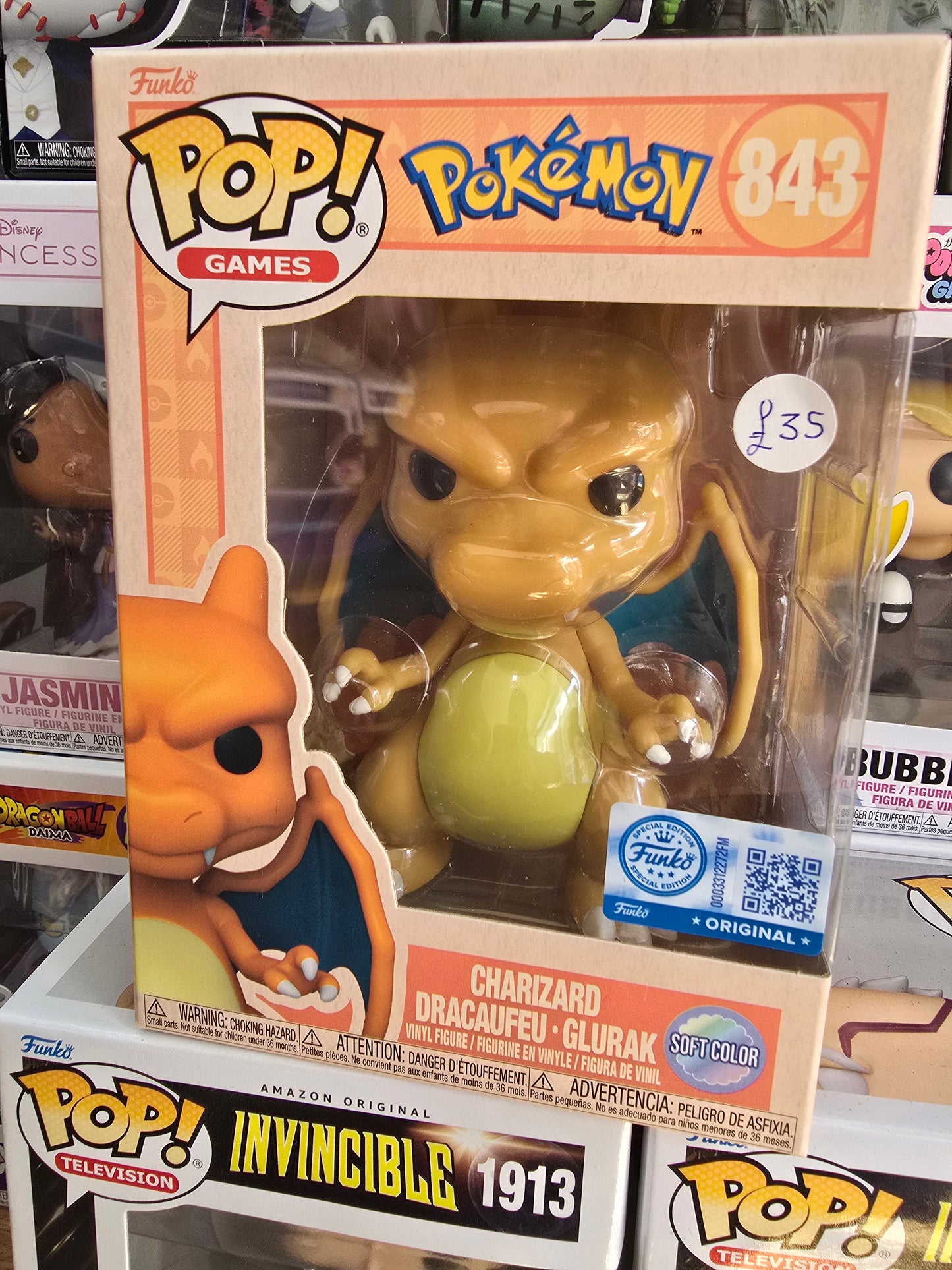 Pokémon - Charizard #843 Soft Colour, Special Edition