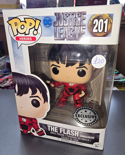DC Justice League - The Flash (Unmasked) #201 Exclusive