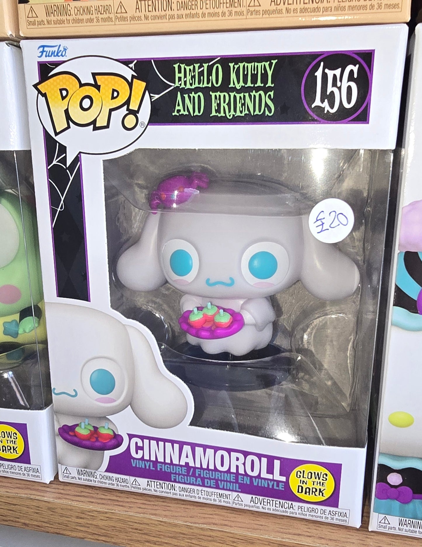 Hello Kitty and Friends - Cinnamoroll #156 Glows in the Dark