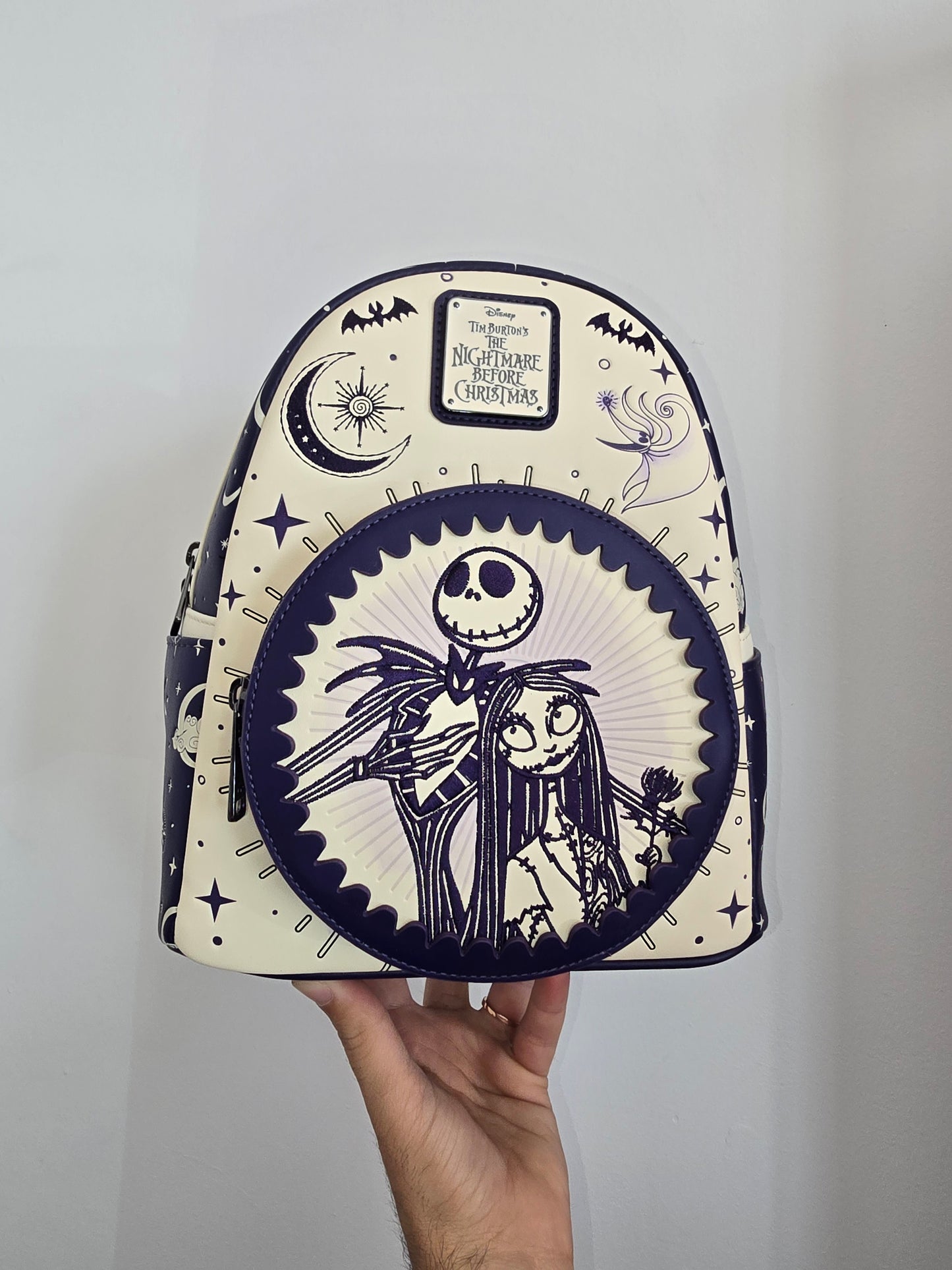 Loungefly - The Nightmare Before Christmas Jack Skellington & Sally Night Sky Mini Backpack