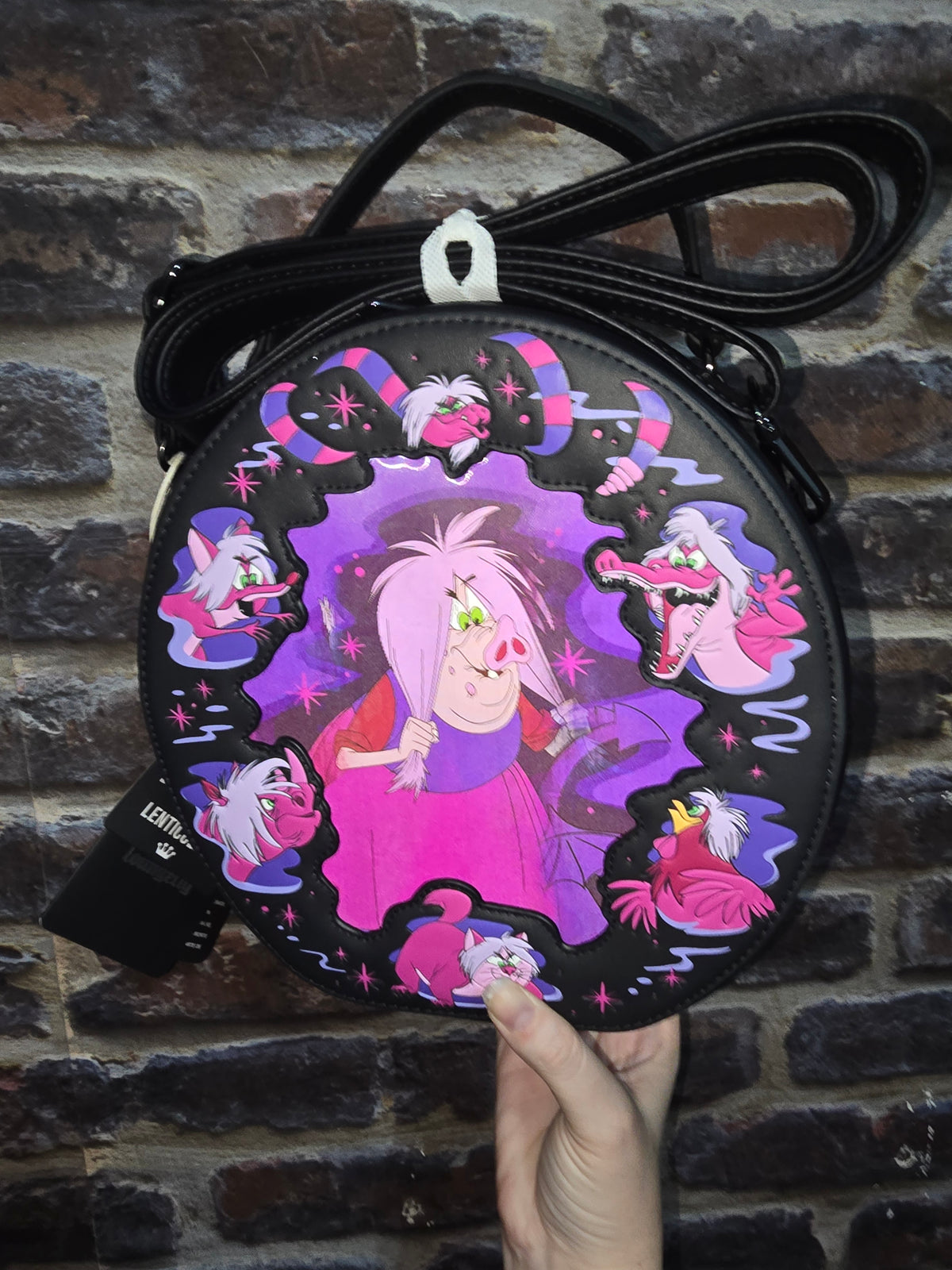 Loungefly - The Sword in the Stone Madam Mim Lenticular Crossbody Bag