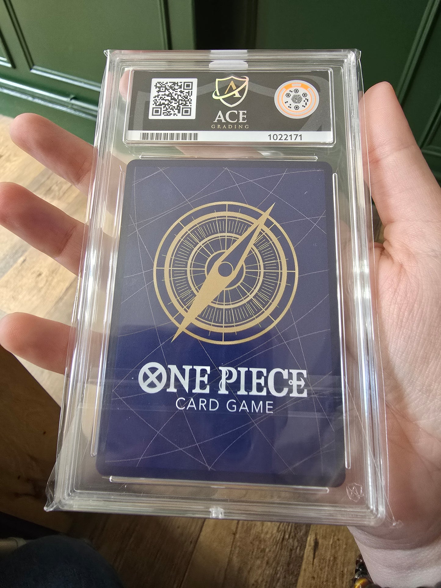 Monkey D Luffy P-075 10 GEM MINT - One Piece ACE Graded Card