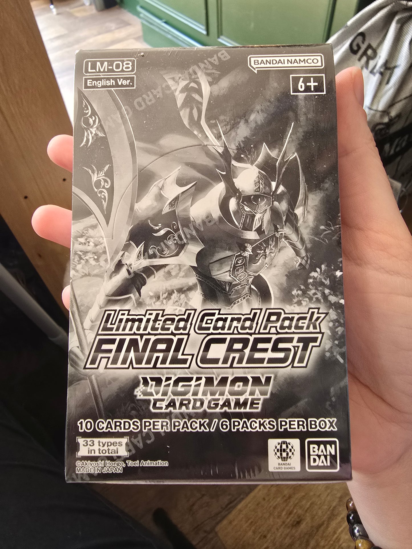 Digimon Limited Card Pack Final Crest - Sealed 6 Booster Packs