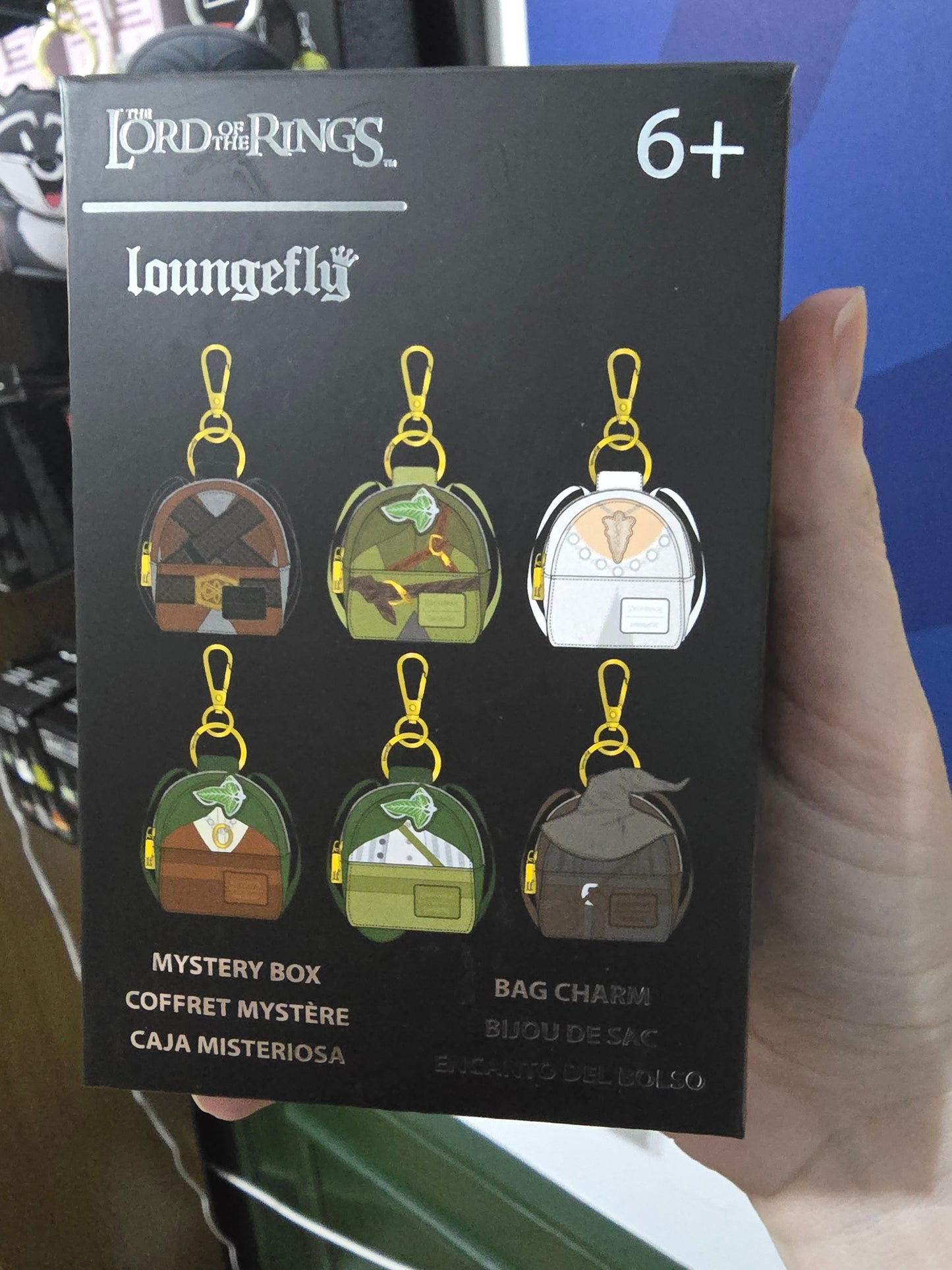 Loungefly The Lord of The Rings Mystery Bag Charm - OPENED Legolas