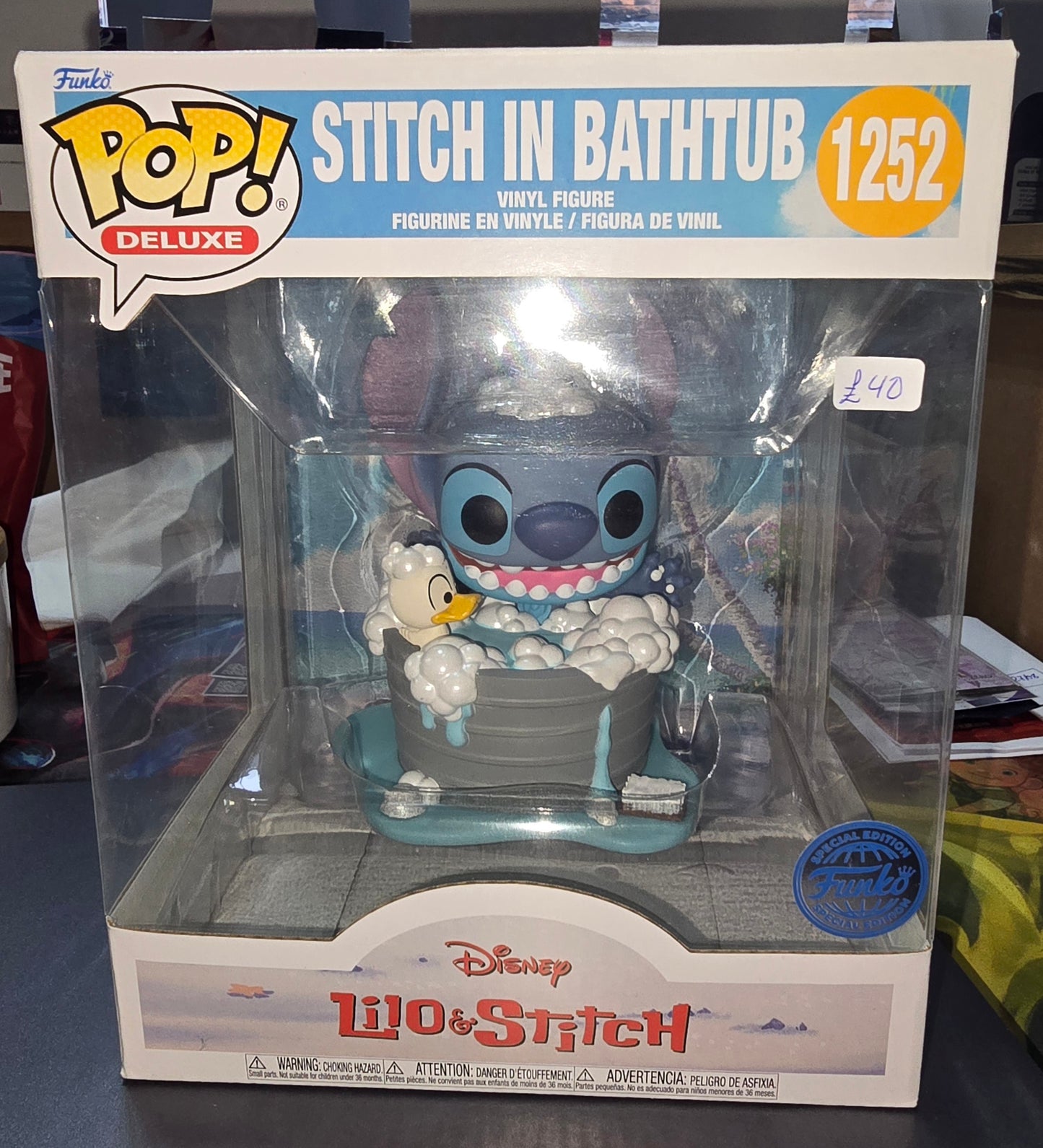 Disney Lilo and Stitch - Stitch in Bathtub #1252 Special Edition
