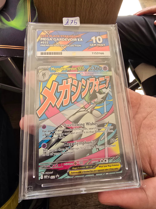 Mega Gardevoir EX #032 10 GEM MINT - Pokémon ACE Graded Card