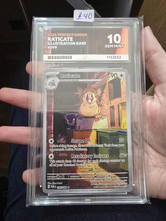 Raticate #099 10 GEM MINT - Pokémon ACE Graded Card
