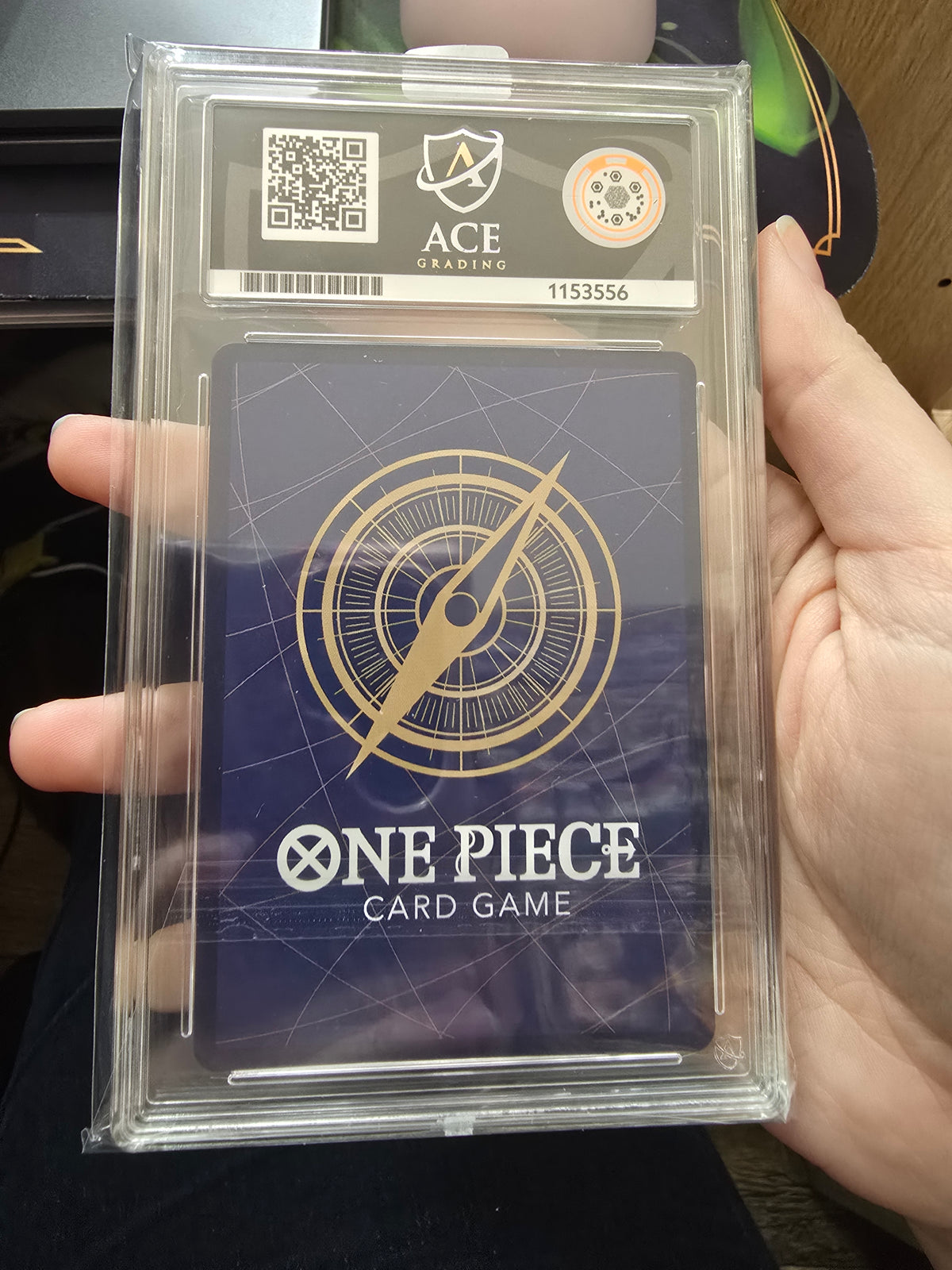 Roronoa Zoro OP13-037 TR 10 GEM MINT - One Piece ACE Graded Card