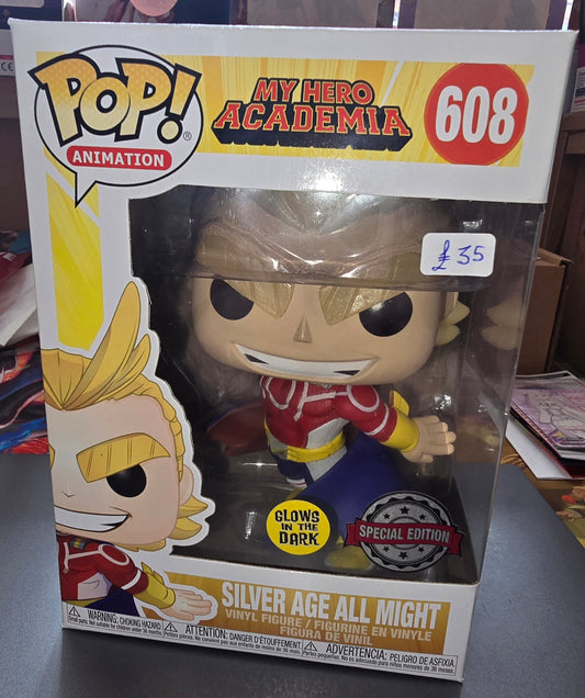 My Hero Academia - Silver Age All Might #608 Special Edition, Glows in the Dark