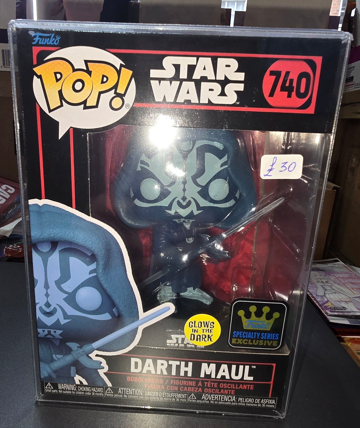 Star Wars - Darth Maul #740 Glows in the Dark, Speciality Series Exclusive