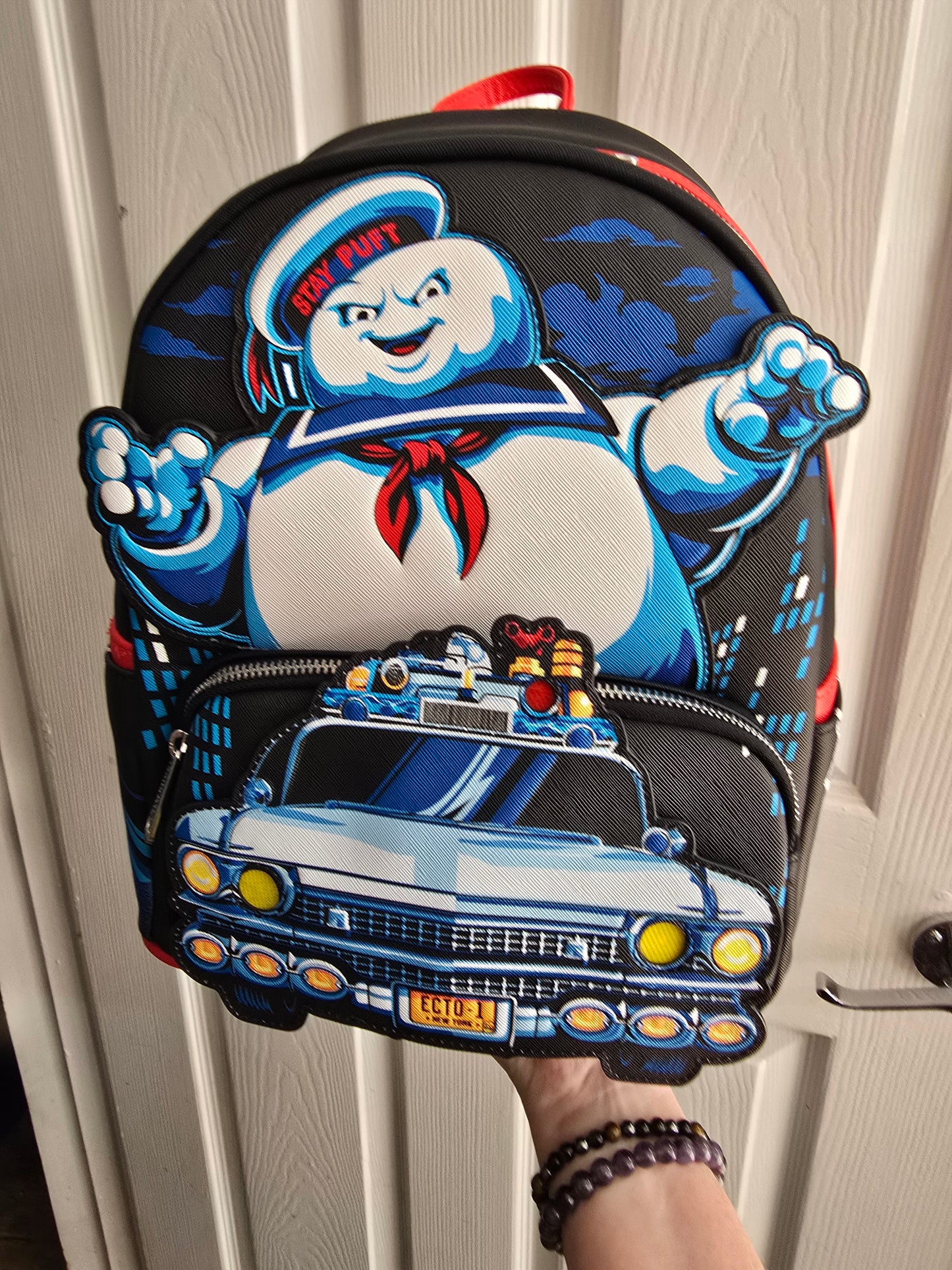 Loungefly - Ghostbusters Stay Puft Ecto-1 Light Up Mini Backpack
