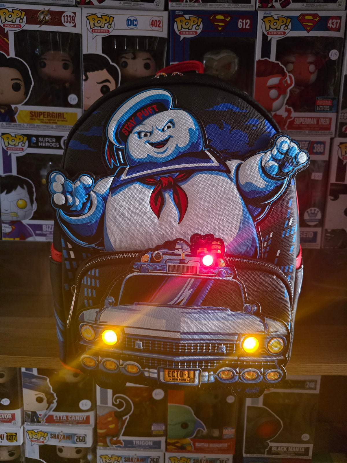 Loungefly - Ghostbusters Stay Puft Ecto-1 Light Up Mini Backpack