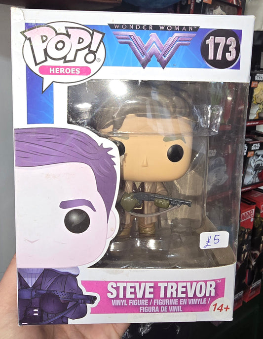 DC Wonder Woman - Steve Trevor #173 (Box Damaged, Sun Faded)
