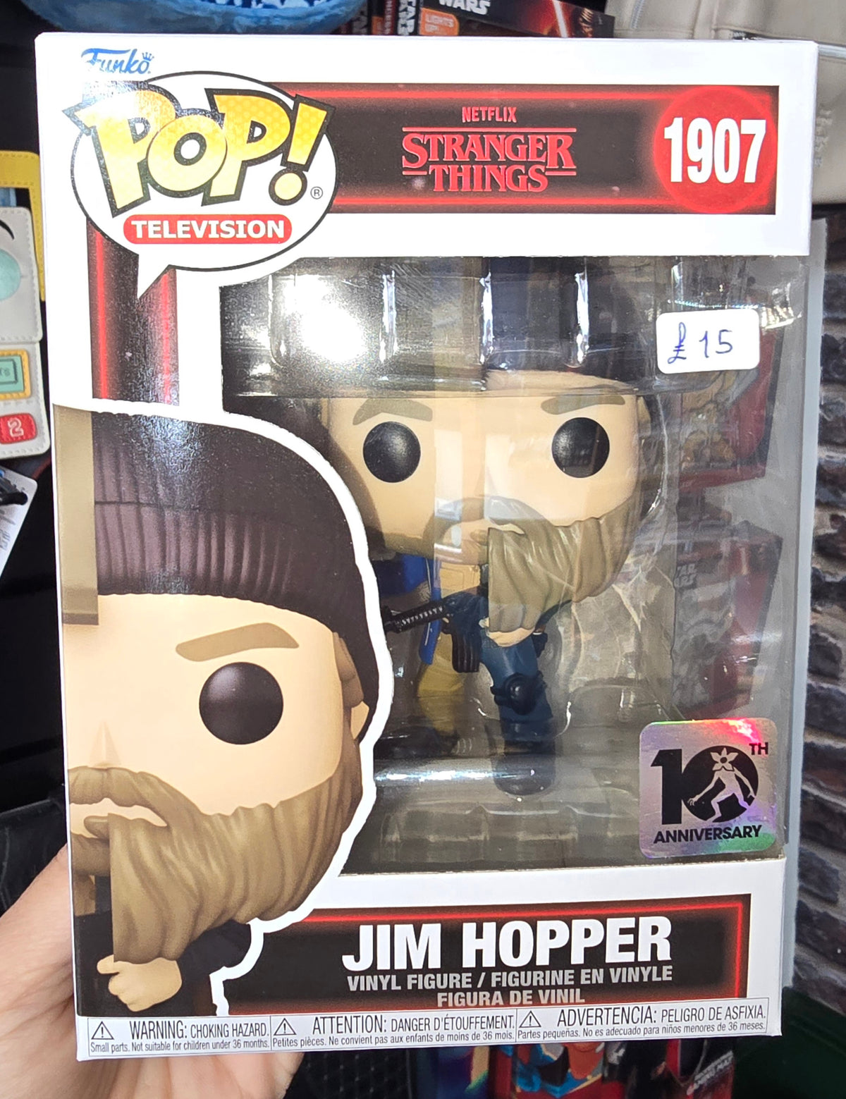 Stranger Things - Jim Hopper #1907 10th Anniversary