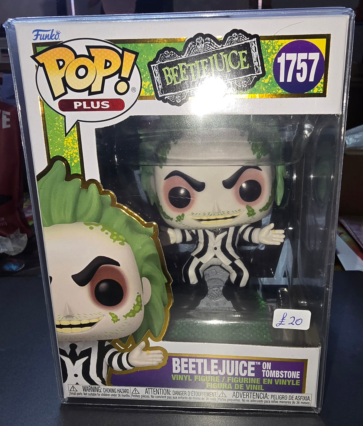 Beetlejuice - Beetlejuice on Tombstone #1757 Plus Box