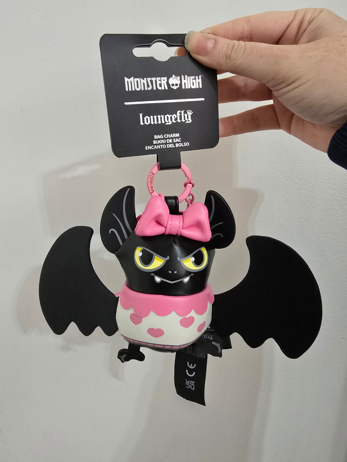 Loungefly - Monster High Bat Figural Keychain Charm