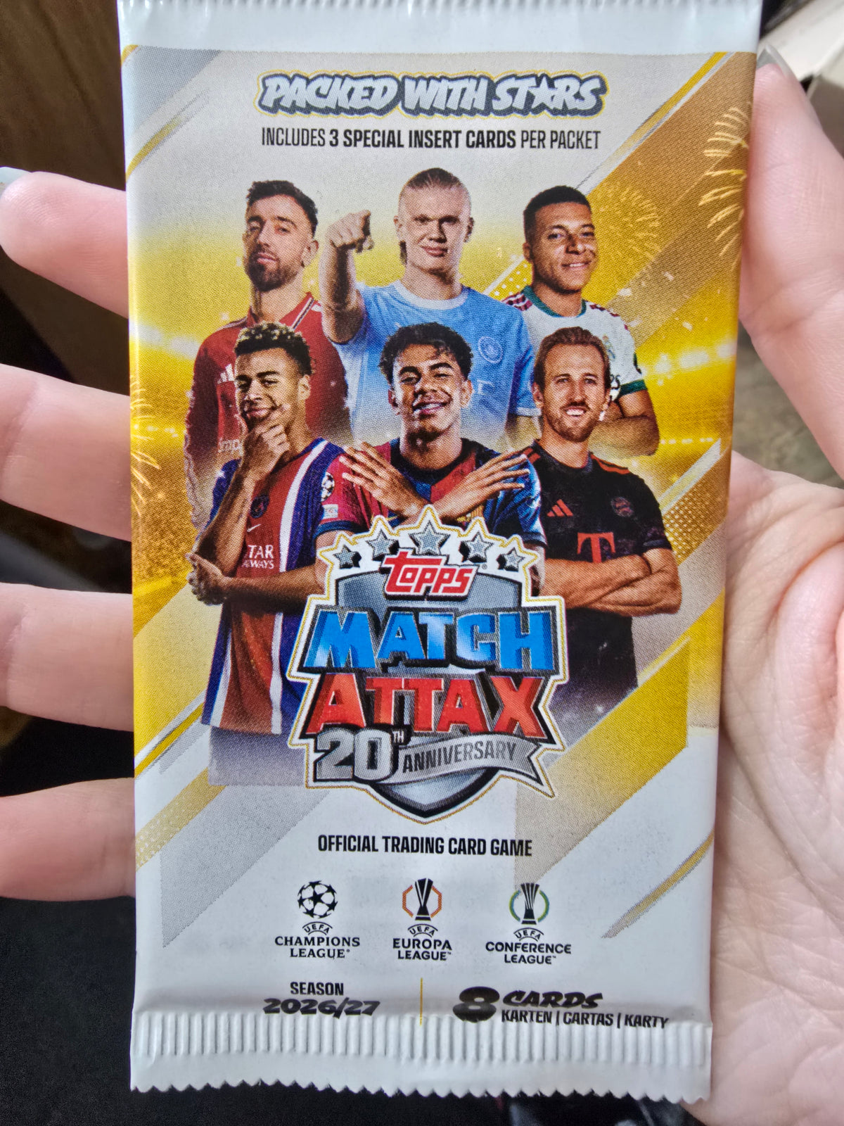 1 Pack of Topps Match Attax 20th Anniversary