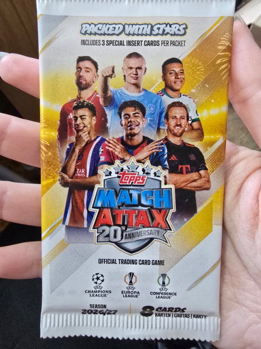 1 Pack of Topps Match Attax 20th Anniversary