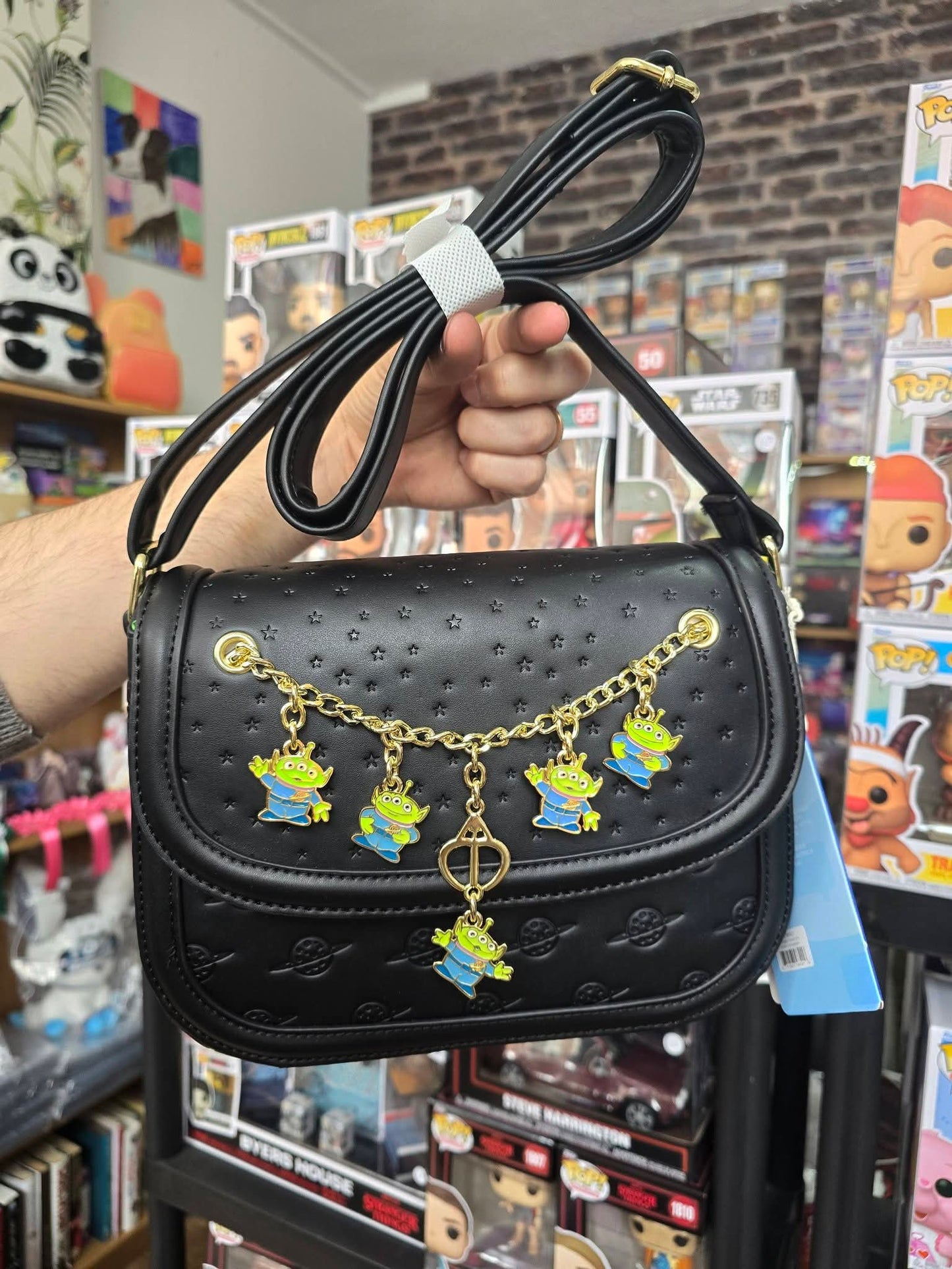 Loungefly-Toy Story 5 Aliens Charm Crossbody Bag