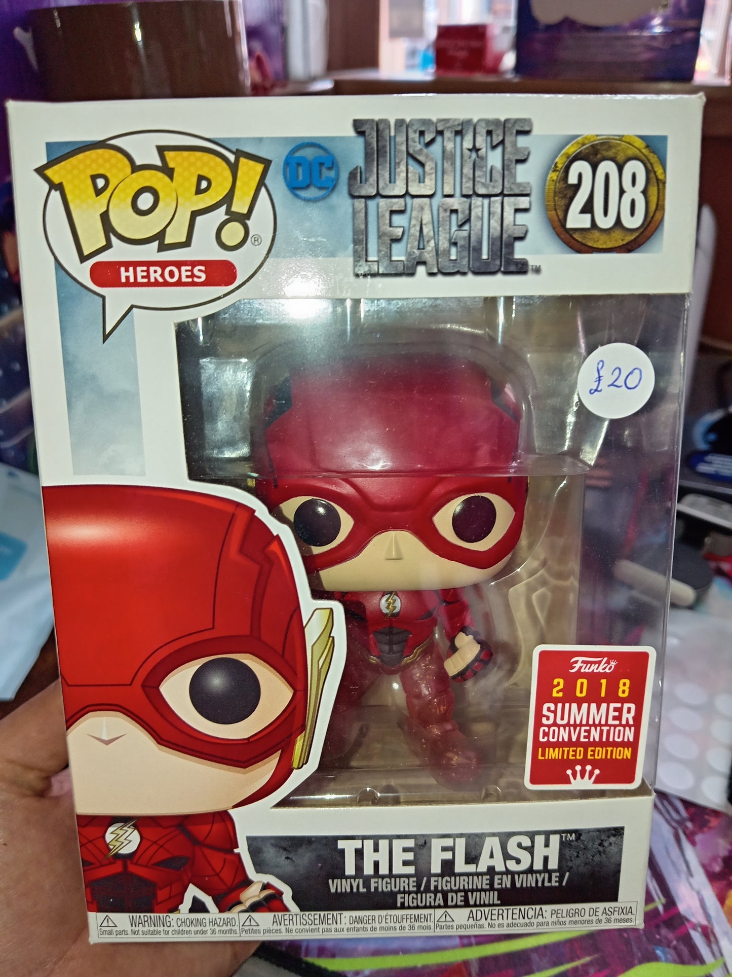 DC Justice League - The Flash #208 2018 Limited Edition (Imperfections)