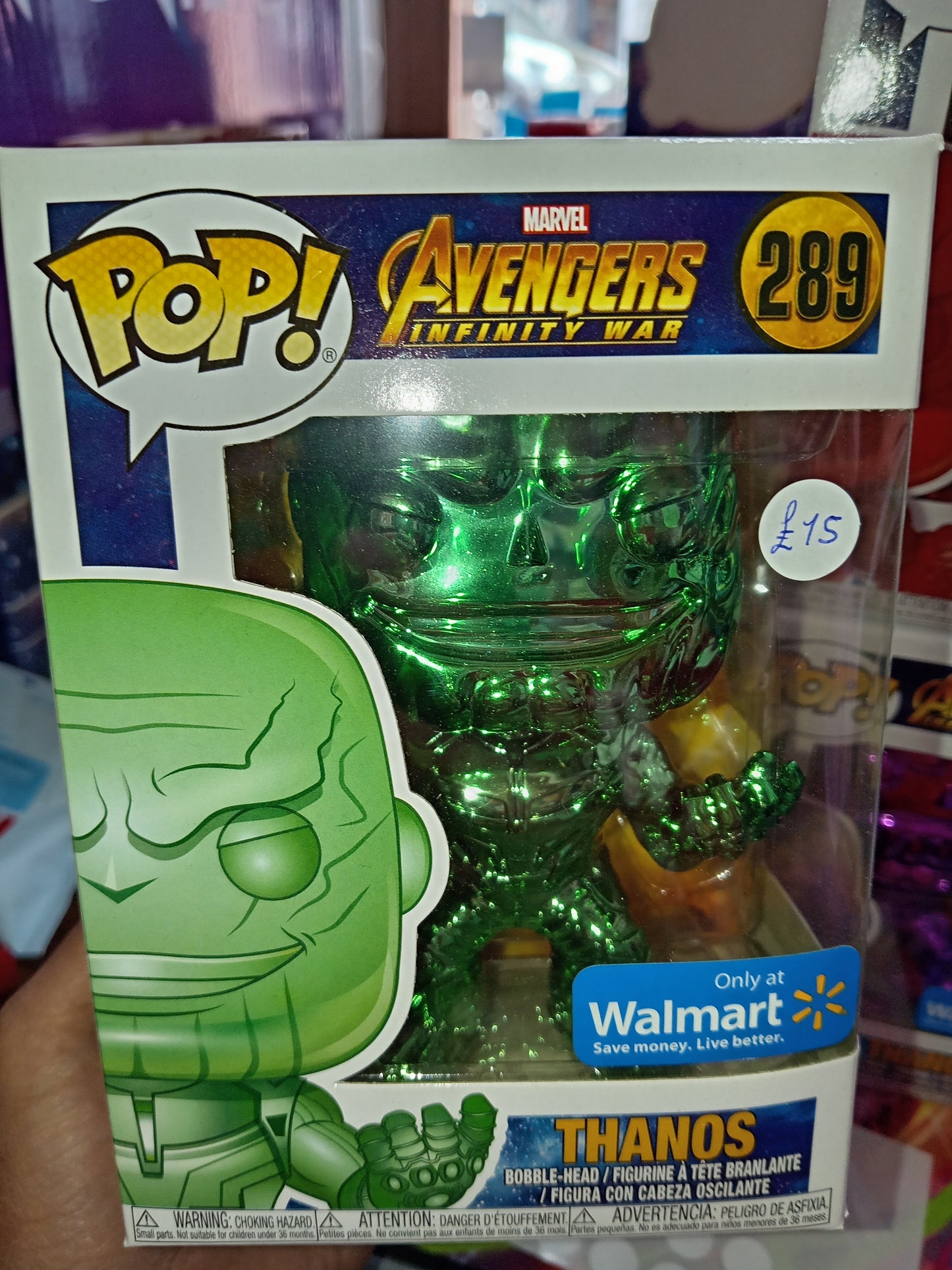 Marvel Avengers Infinity War - Thanos #289 Green Chrome Exclusive