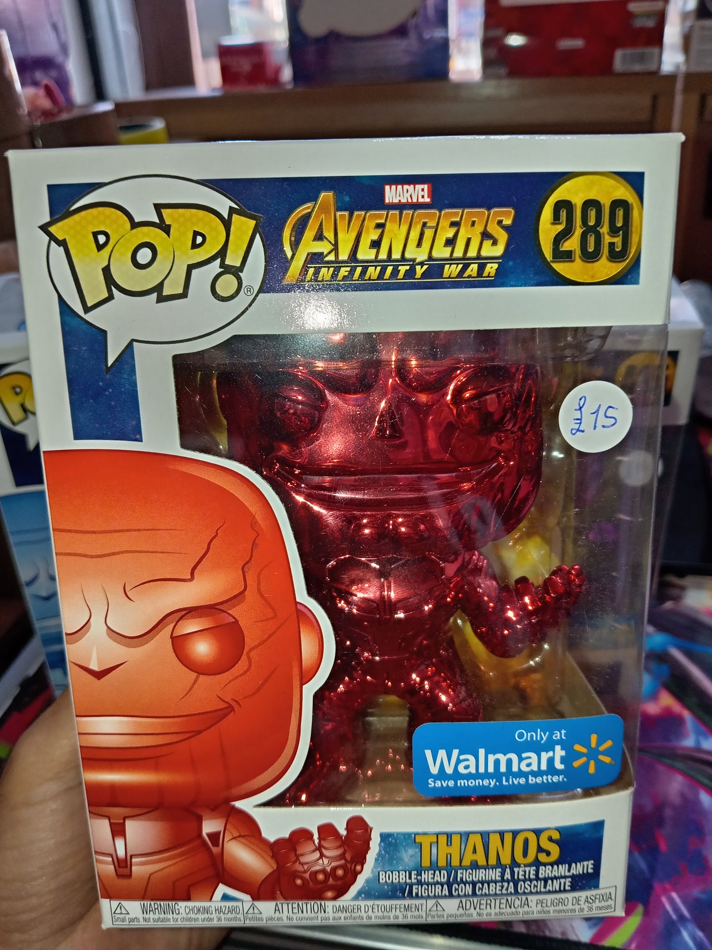 Marvel Avengers Infinity War - Thanos #289 Red Chrome Exclusive